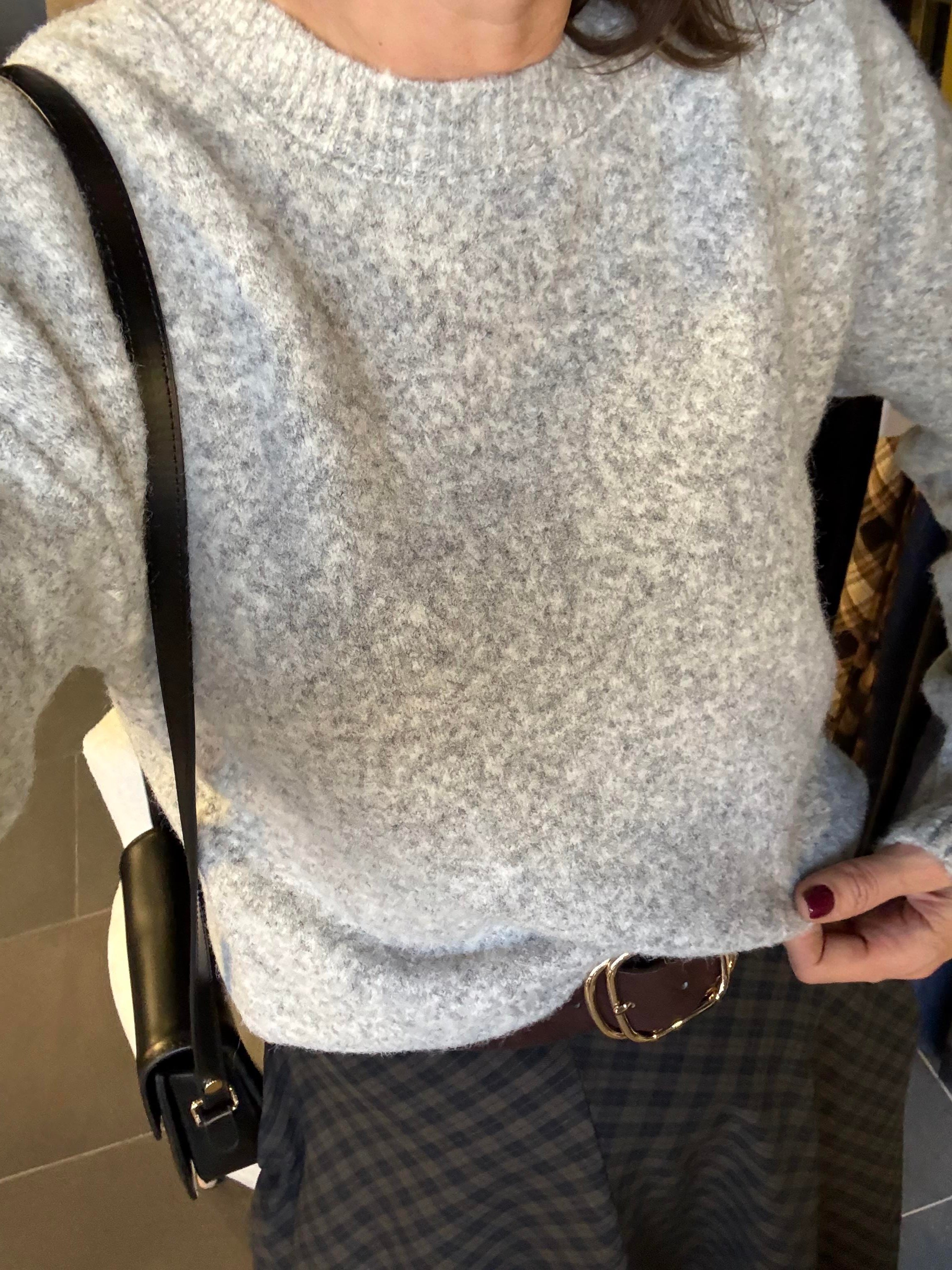 Gri Basic Zr Yumoş Kazak