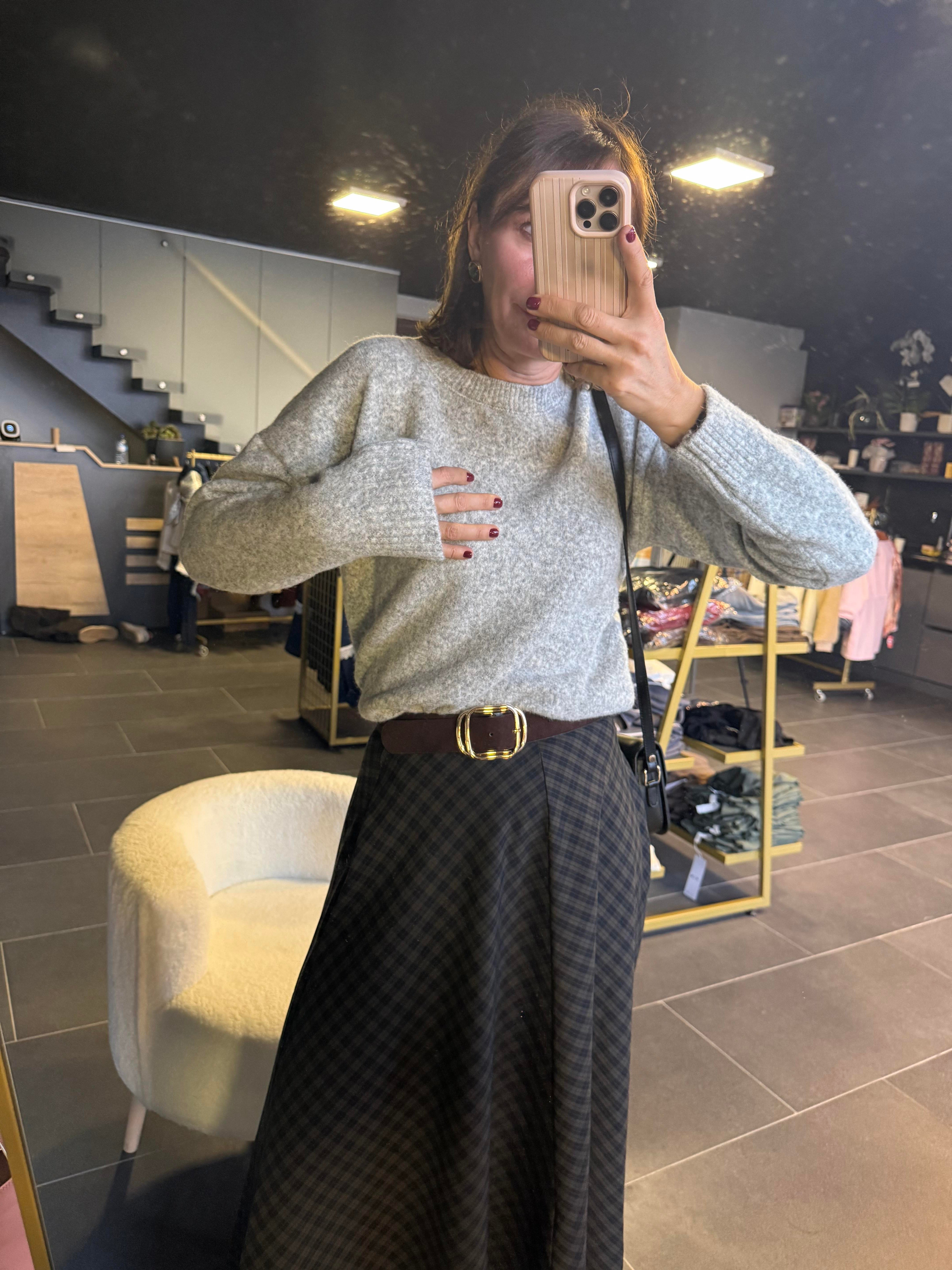 Gri Basic Zr Yumoş Kazak