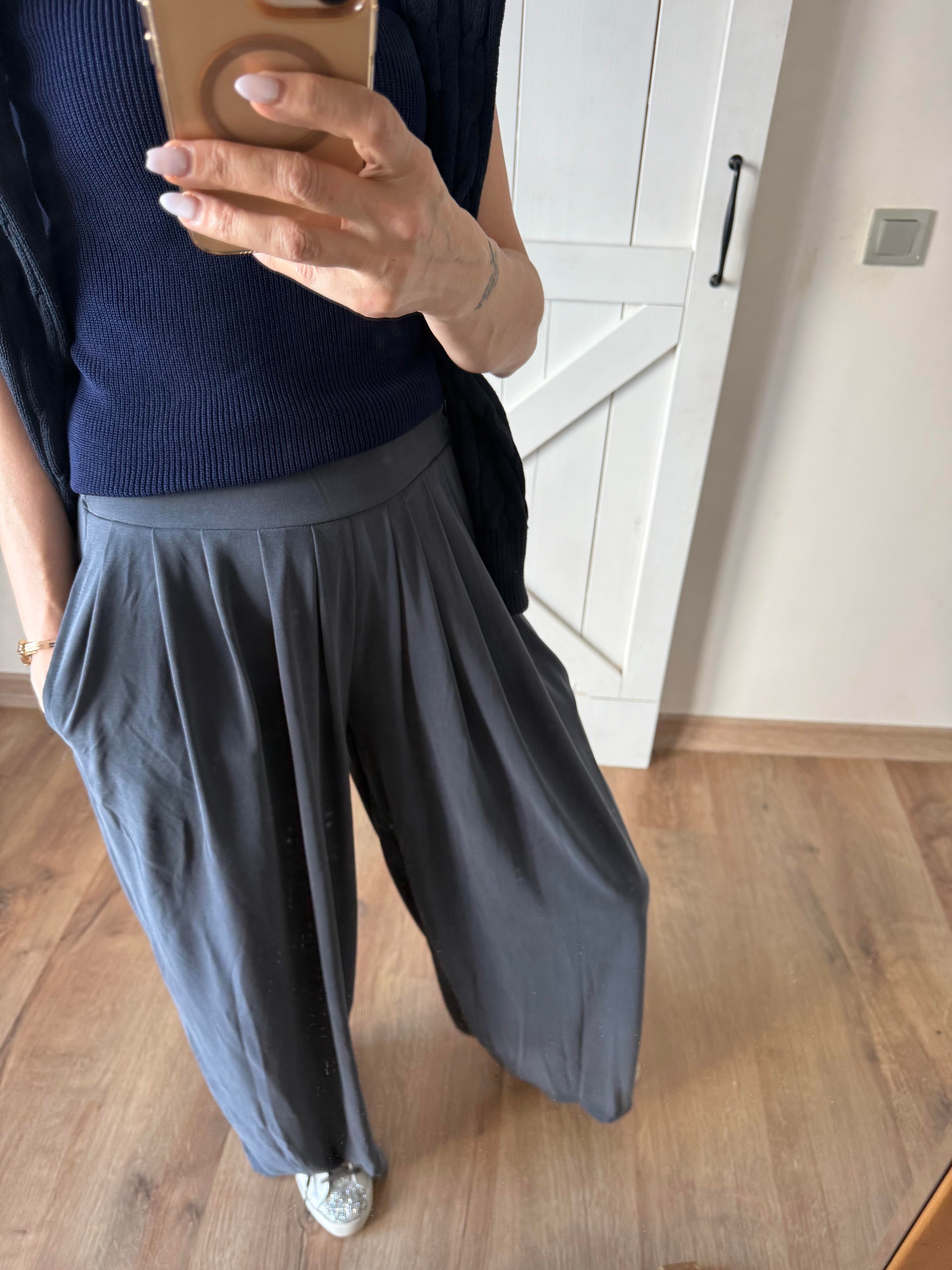 Gri Şalvar Pantolon