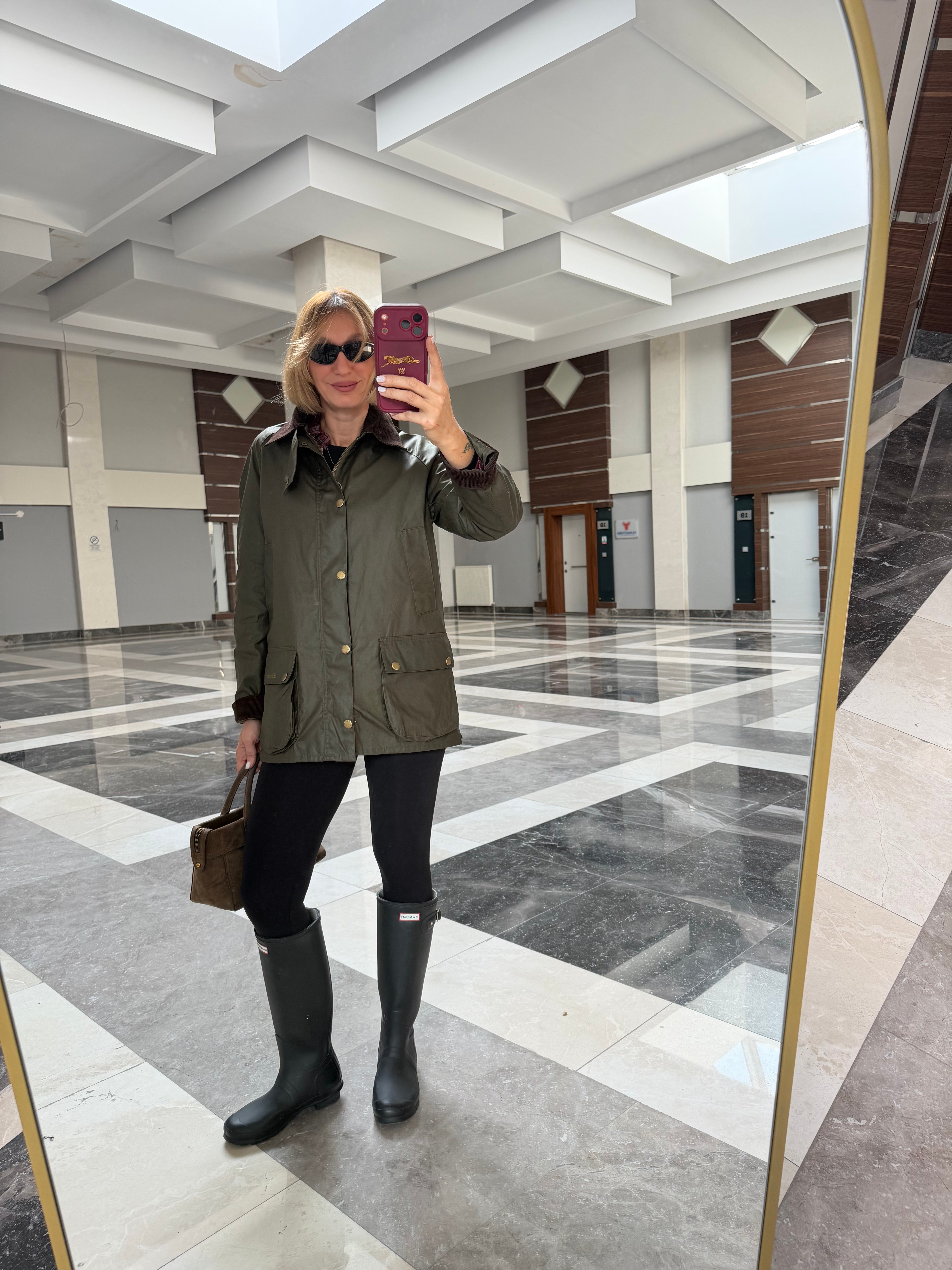 Haki Broşlu Orj Renk Kadife Yaka Klasik Model Barbır