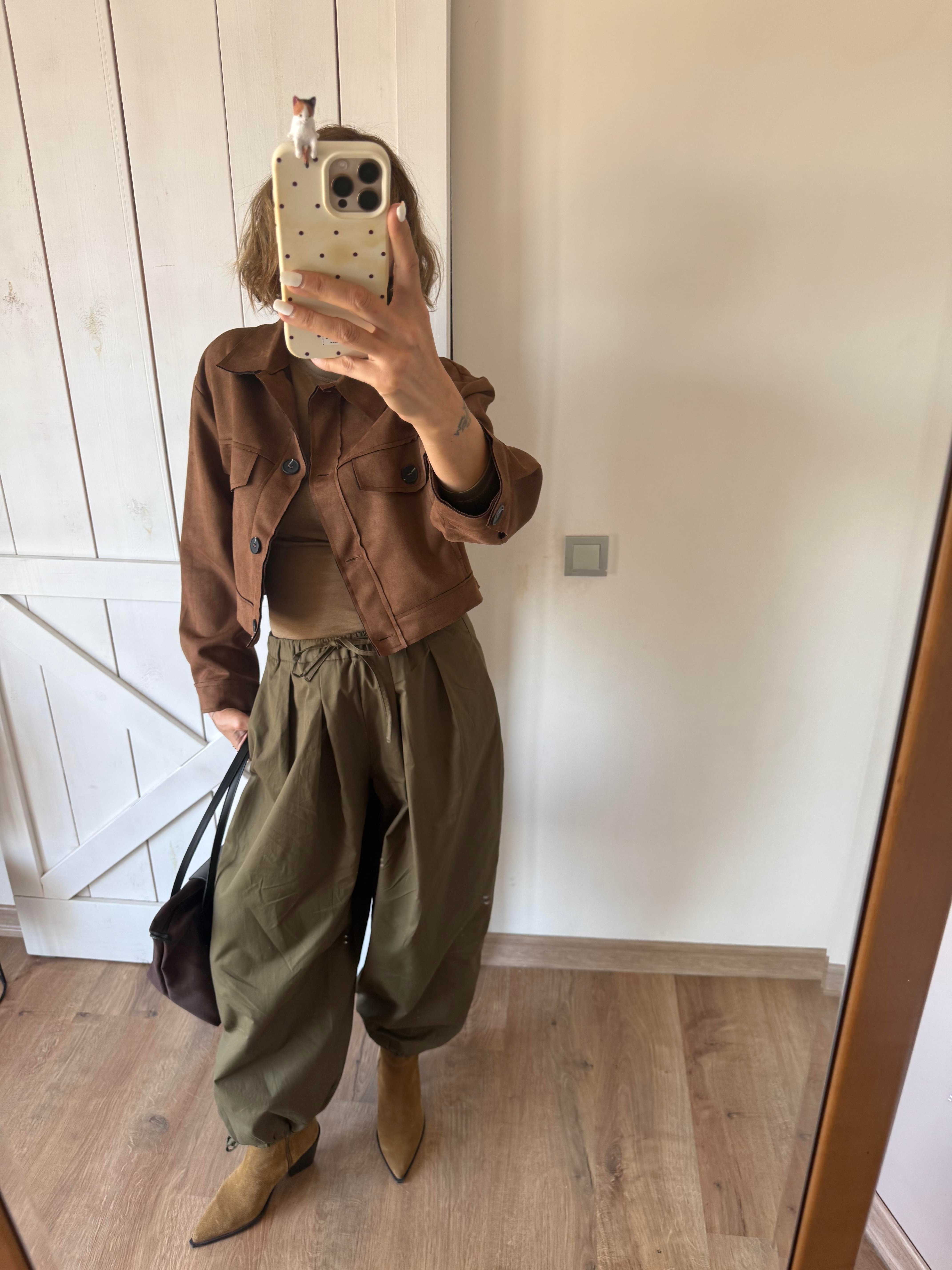 Haki Şalvar Pantolon