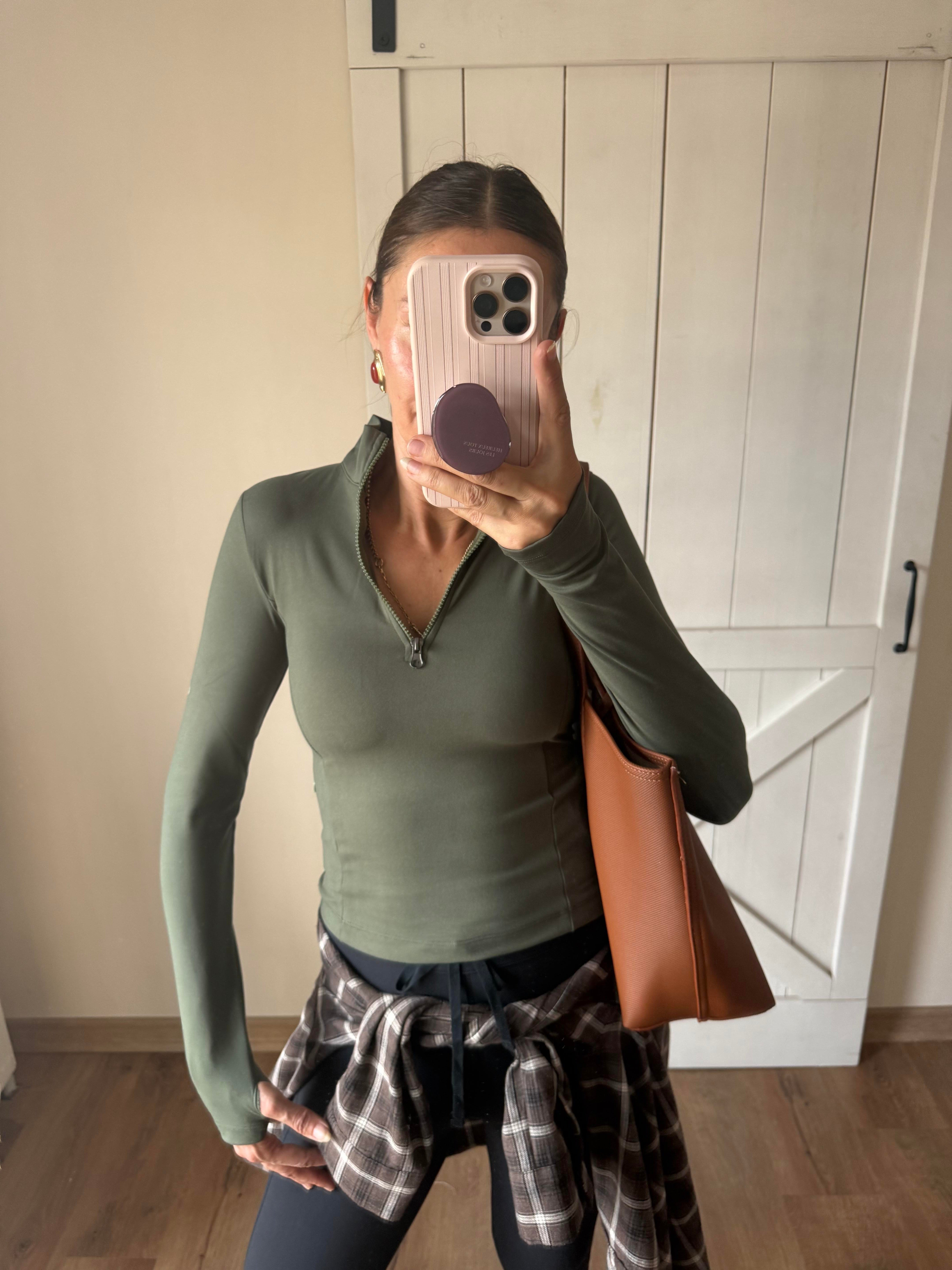 Haki Uzun Kollu Alosoft Runner