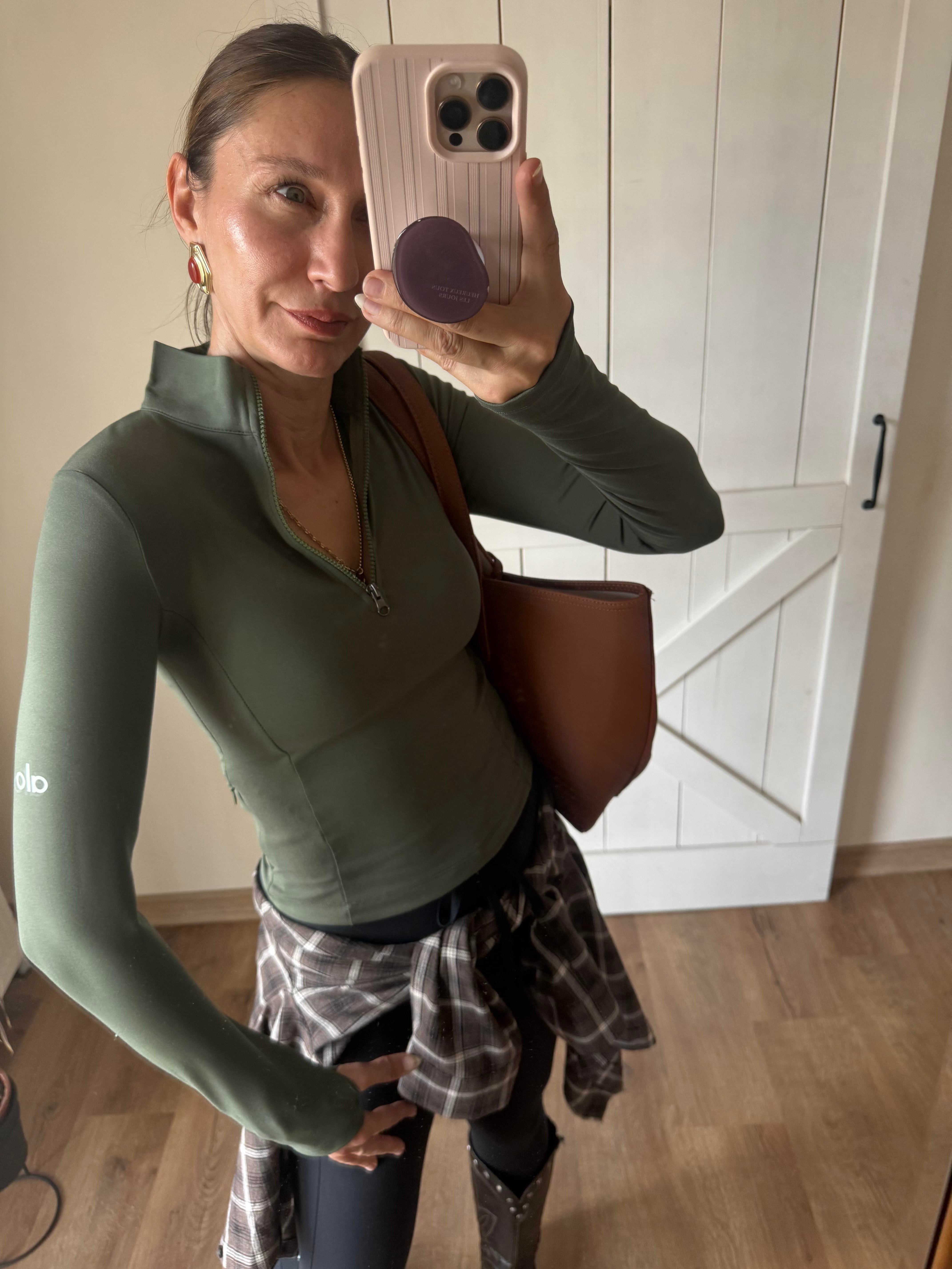 Haki Uzun Kollu Alosoft Runner