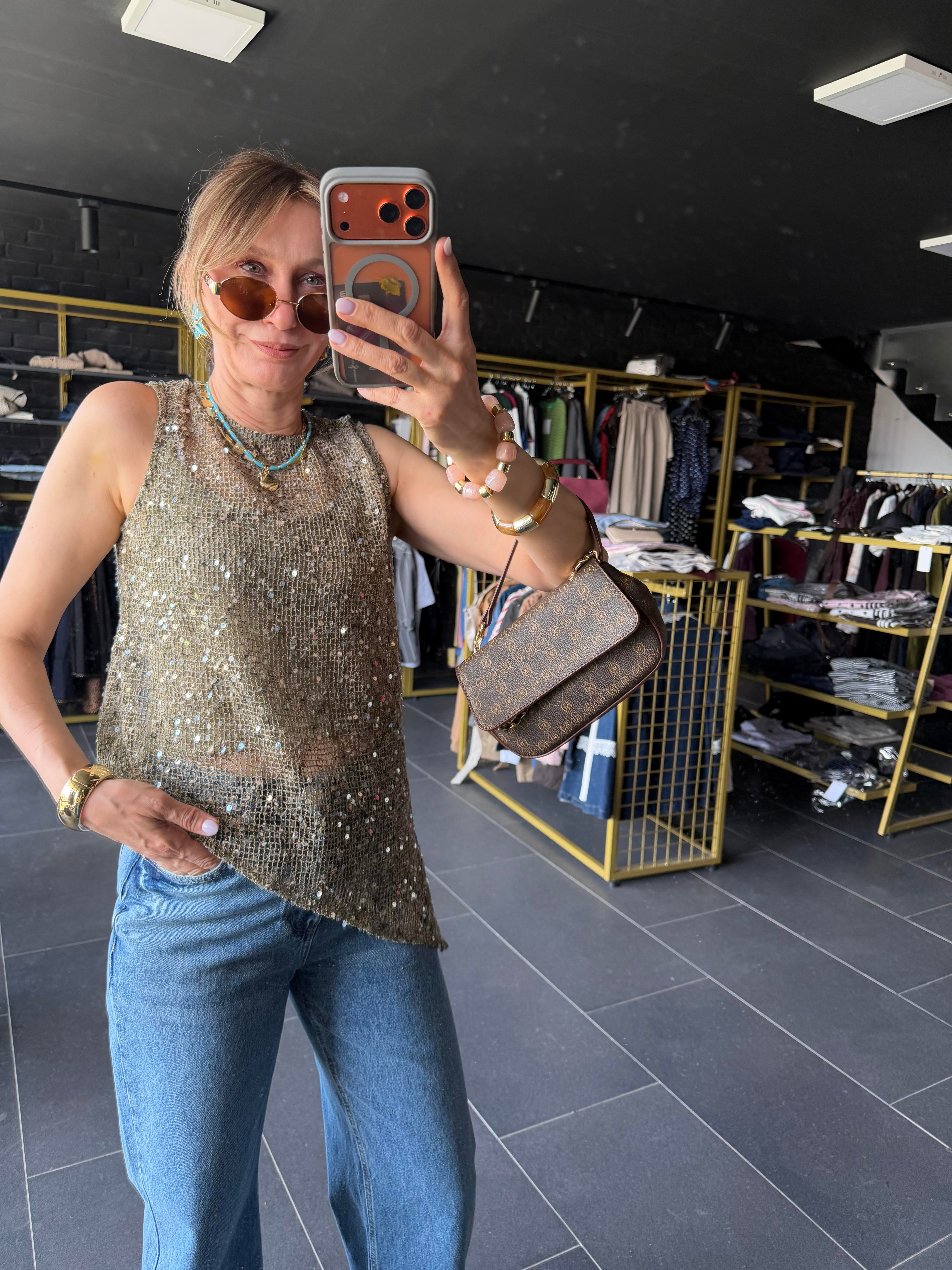 Haki Zr Pullu İkili (Atlet) File Bluz