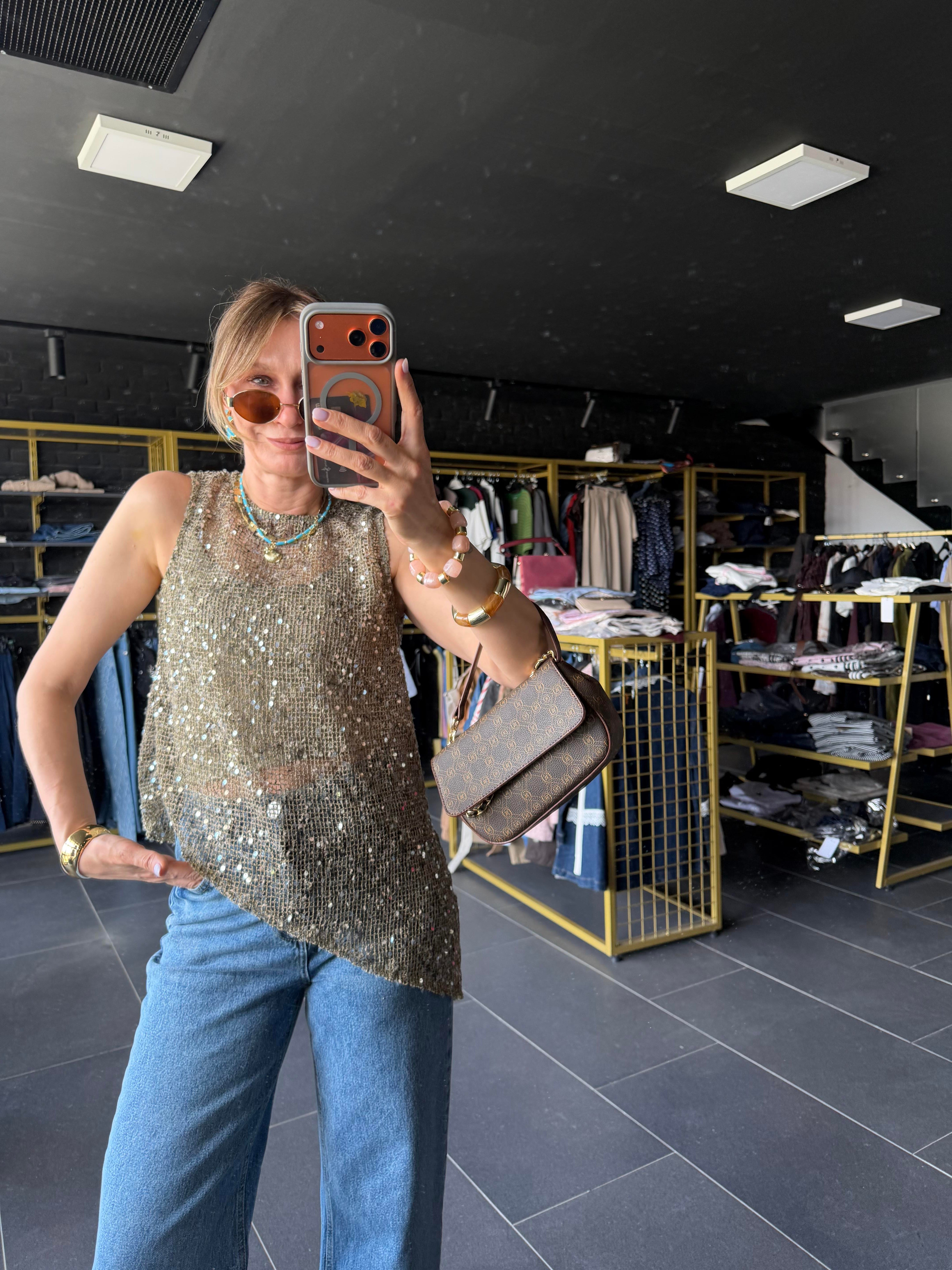 Haki Zr Pullu İkili (Atlet) File Bluz