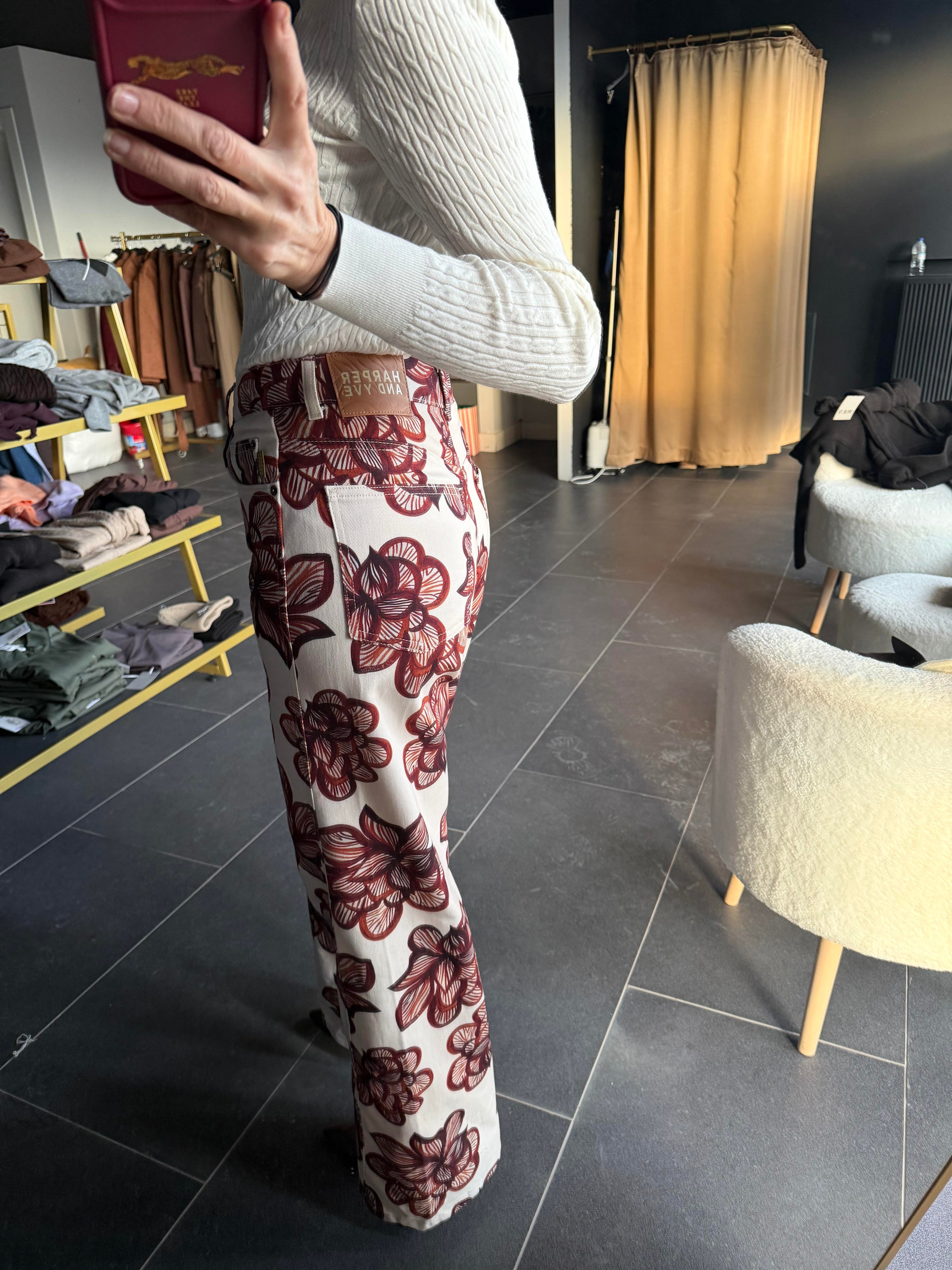 Harper Desenli Pantolon