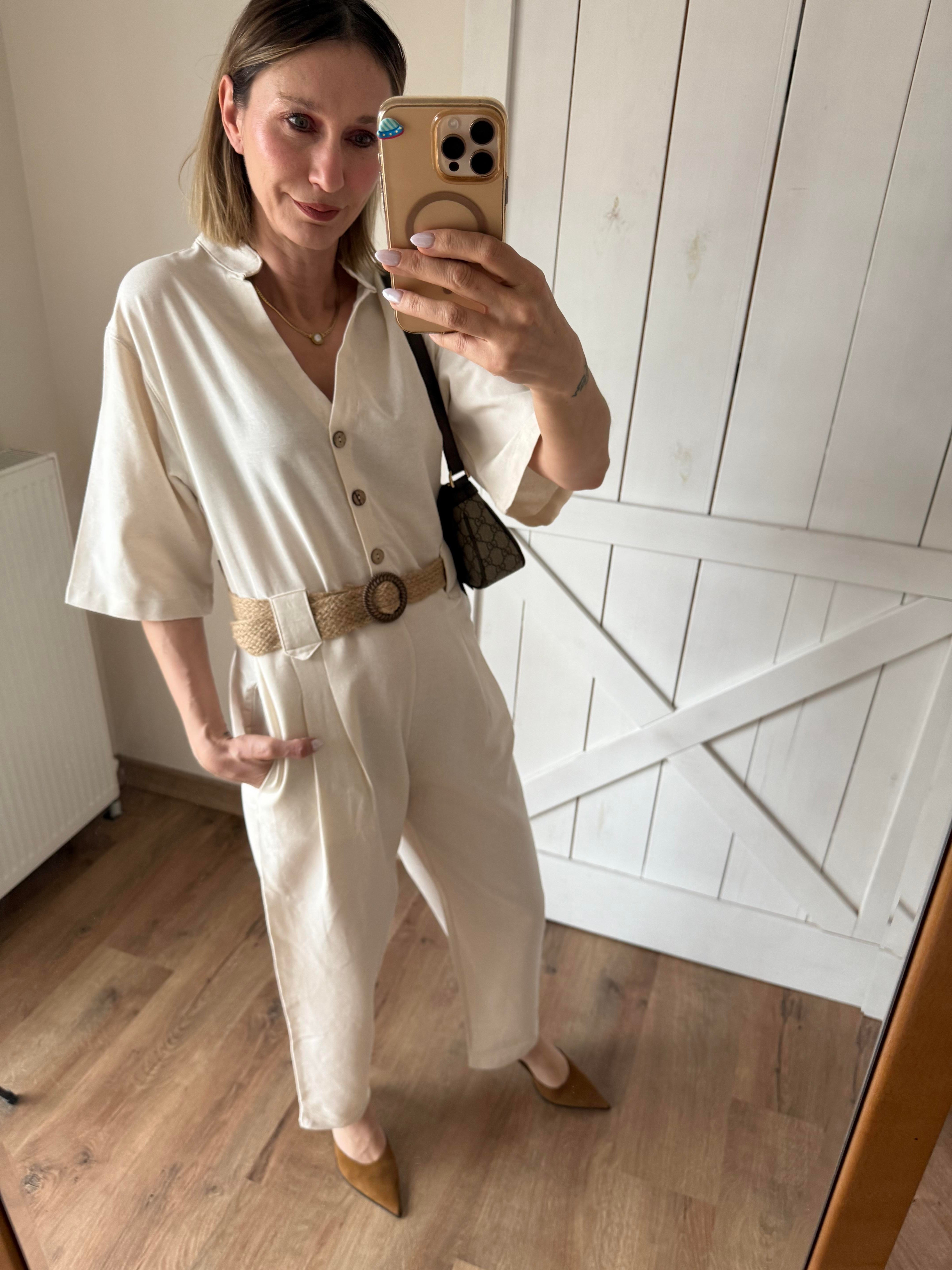 Hasır Kemerli Tulum