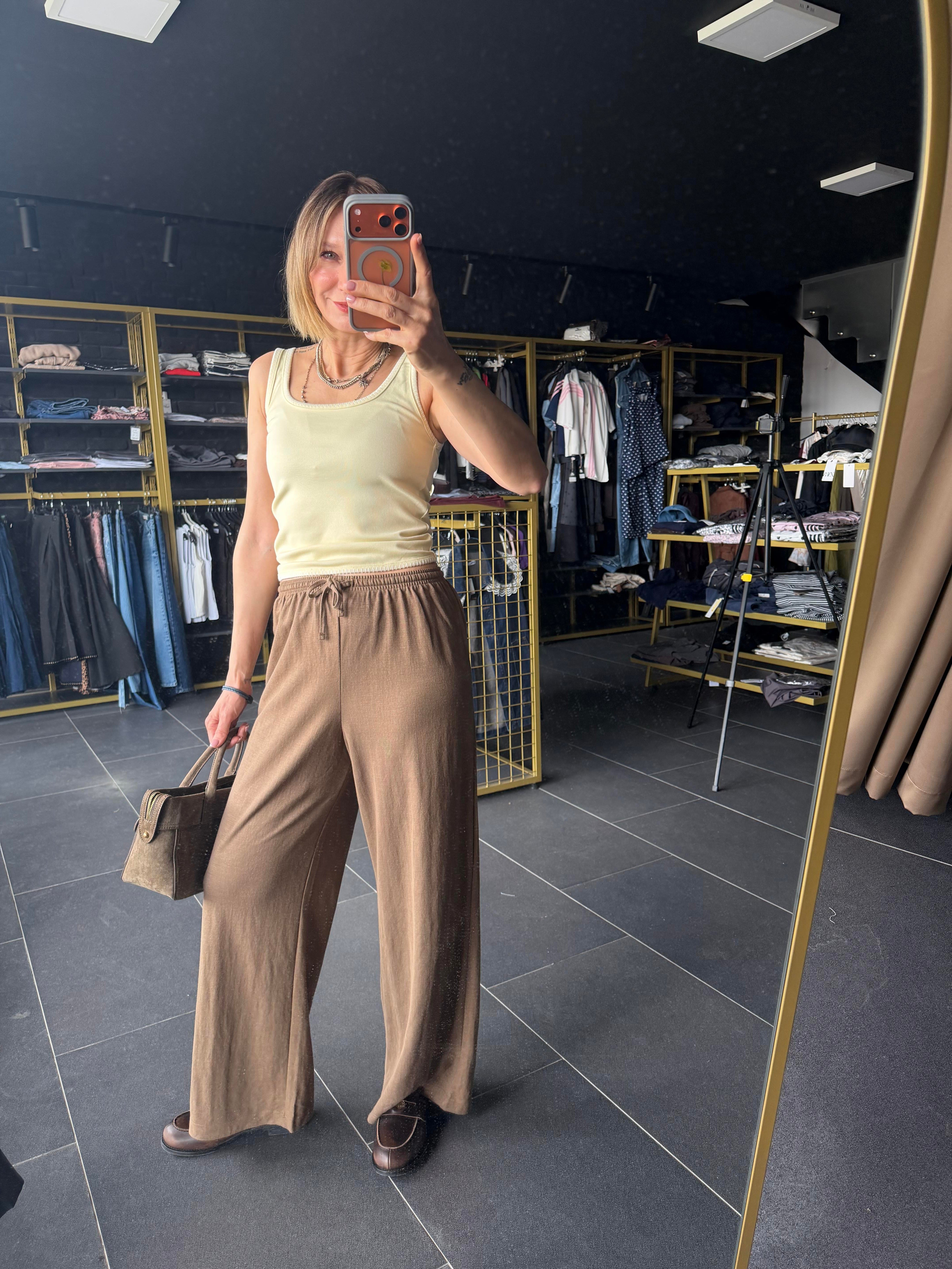 Hera Keten Karışımlı Pantolon 