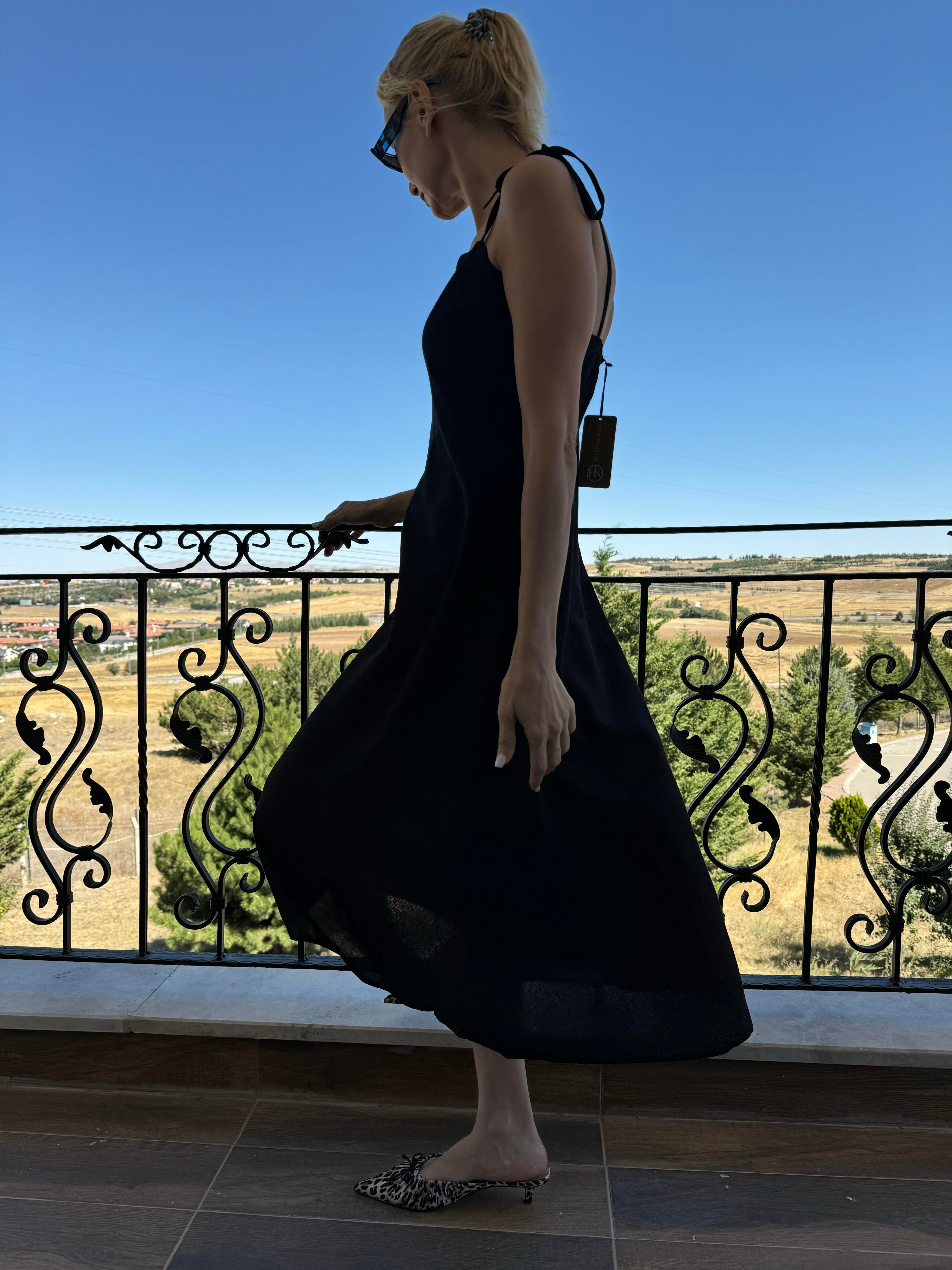 Hk Blackwan Askı Bağlama Elbise