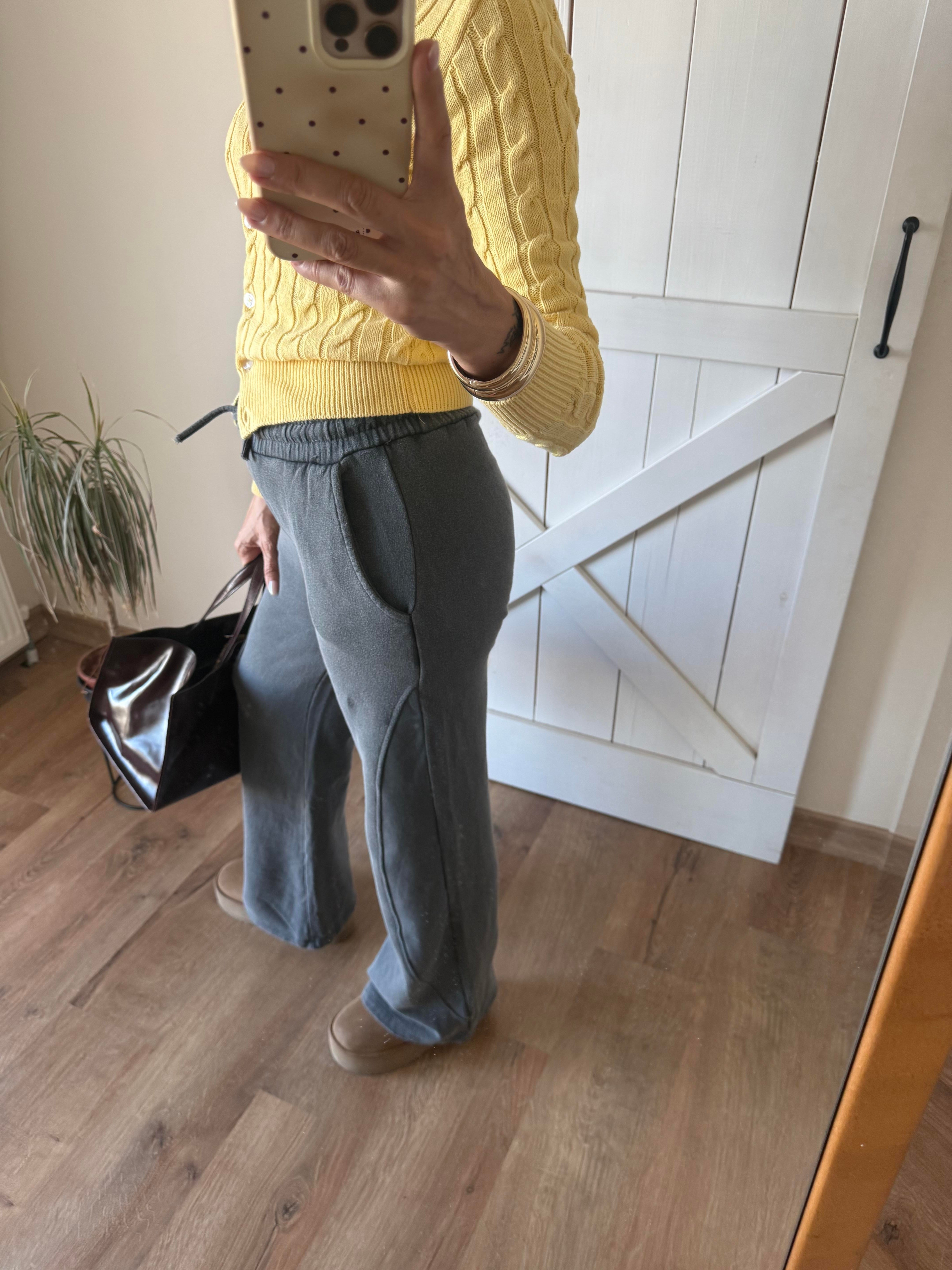 İpk Gri Teknik Kumaş Pantolon