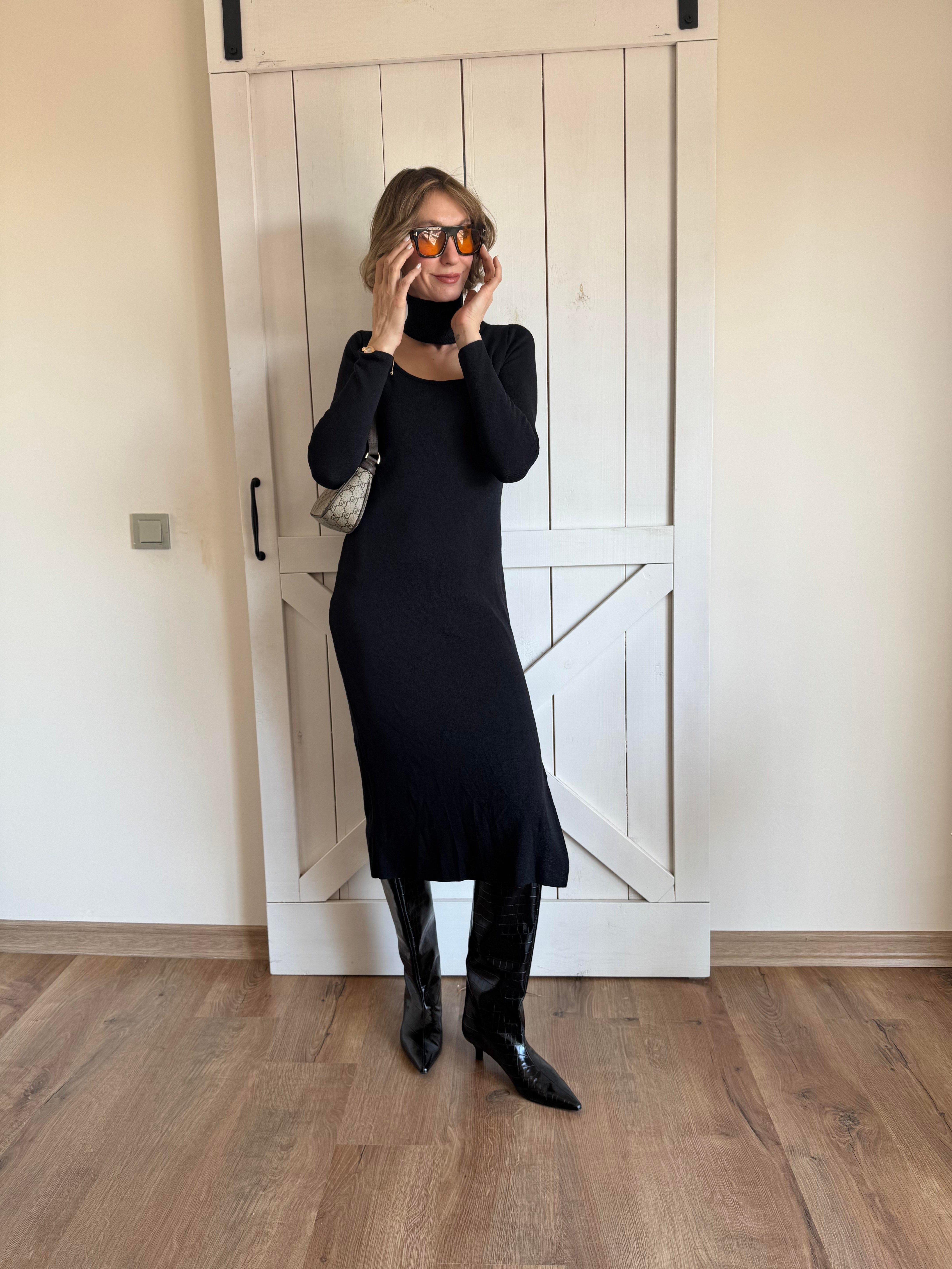 İpk Kol Detaylı Elbise