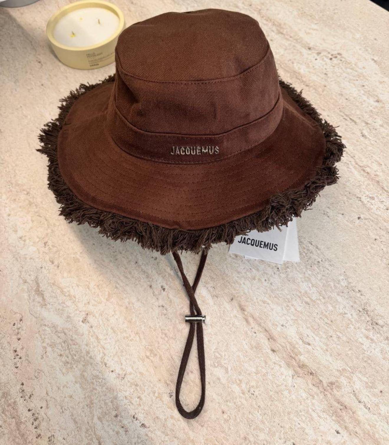 Jac Kahve Keten Çekmeli Bucket Şapka