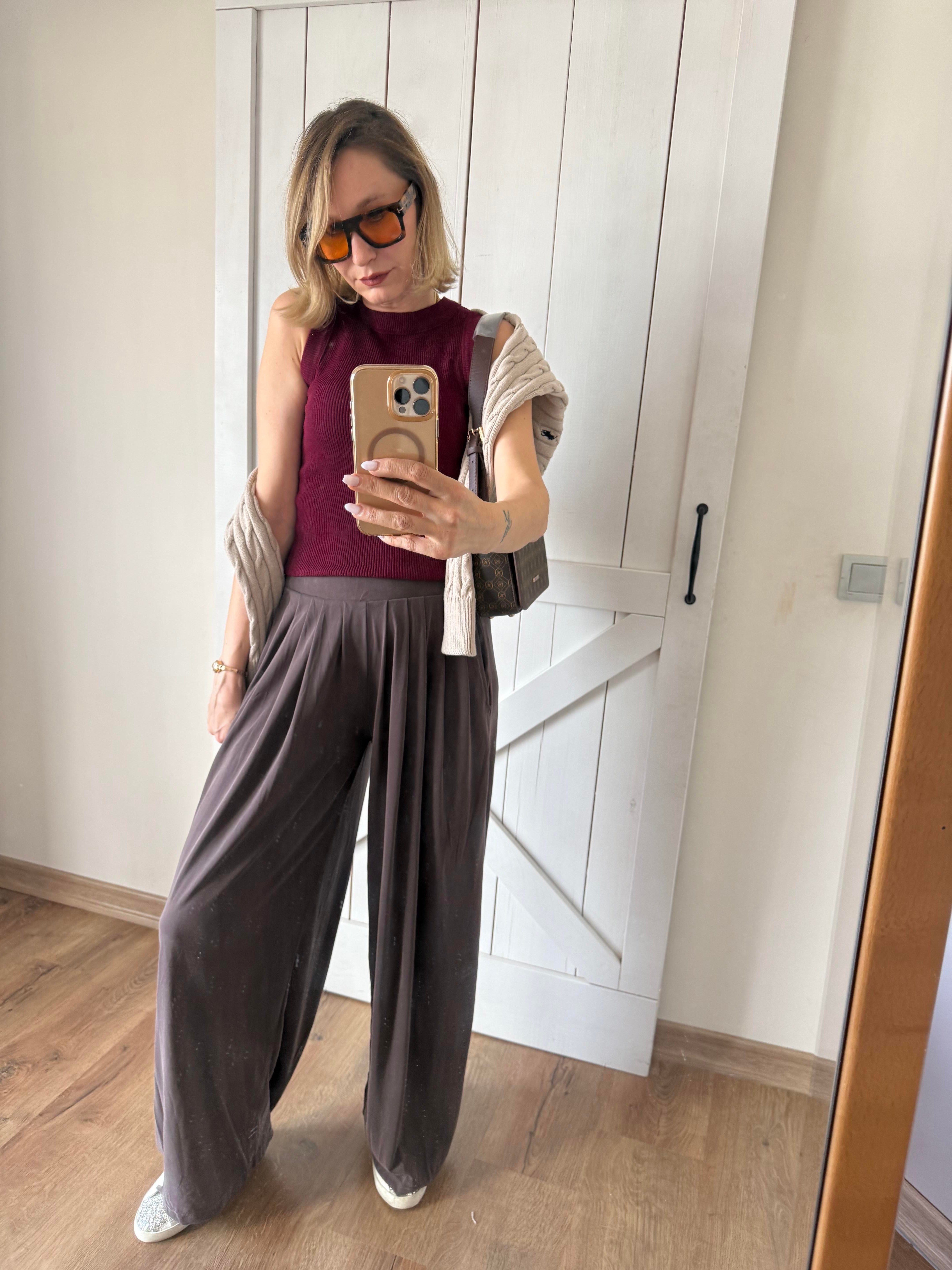 Kahve Şalvar Pantolon