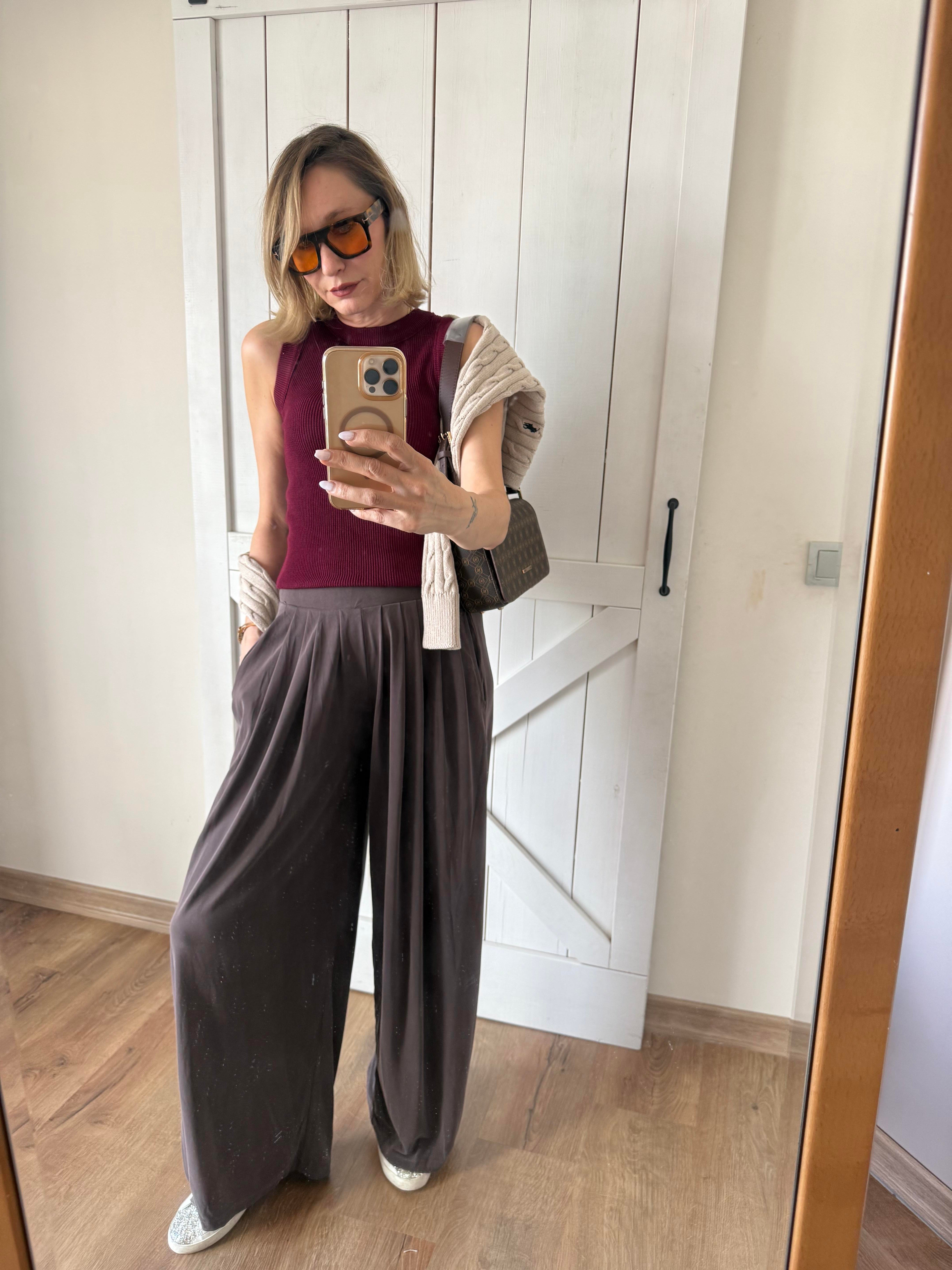 Kahve Şalvar Pantolon