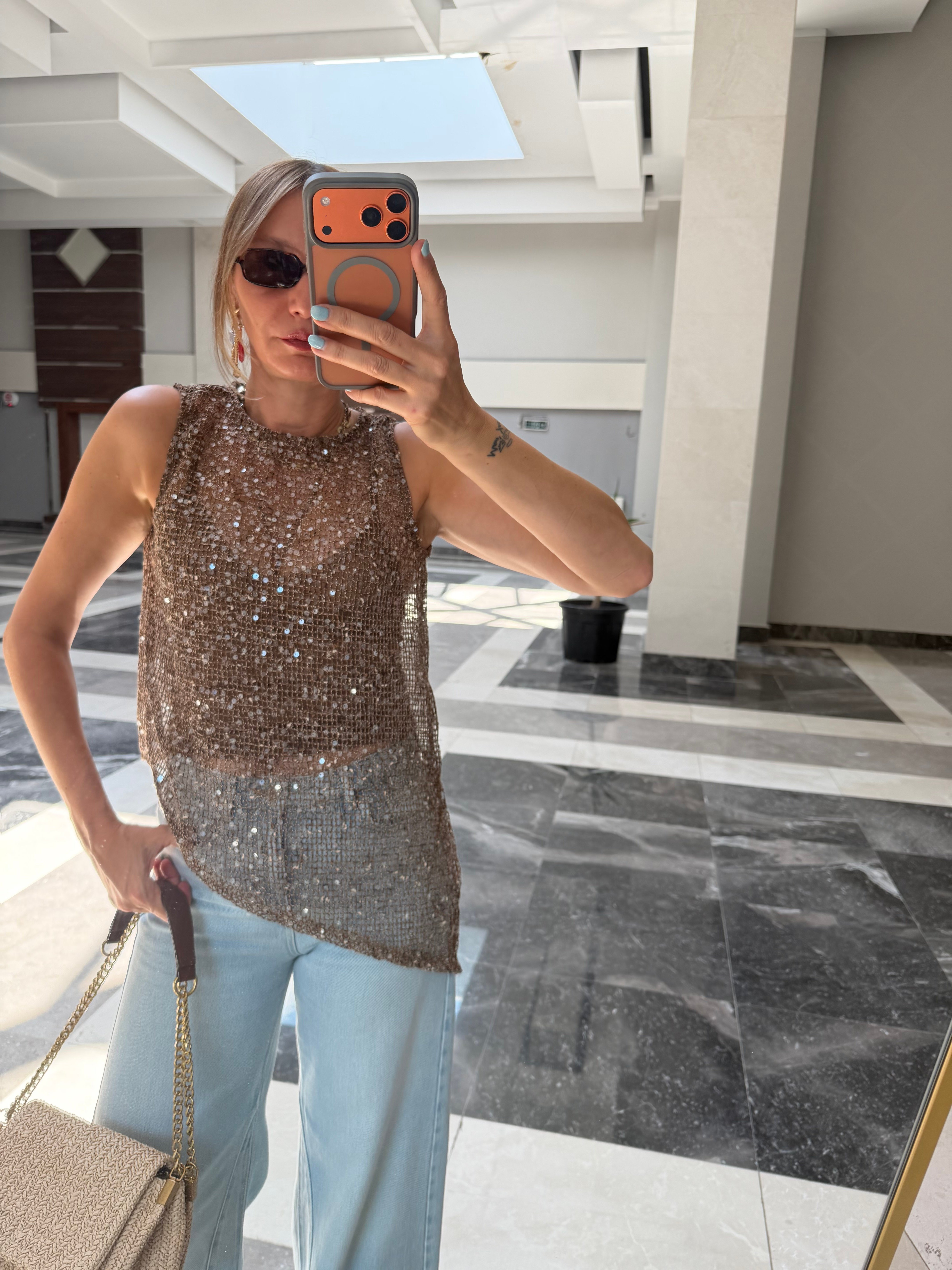 Kahve Zr Pullu İkili (Atlet) File Bluzz