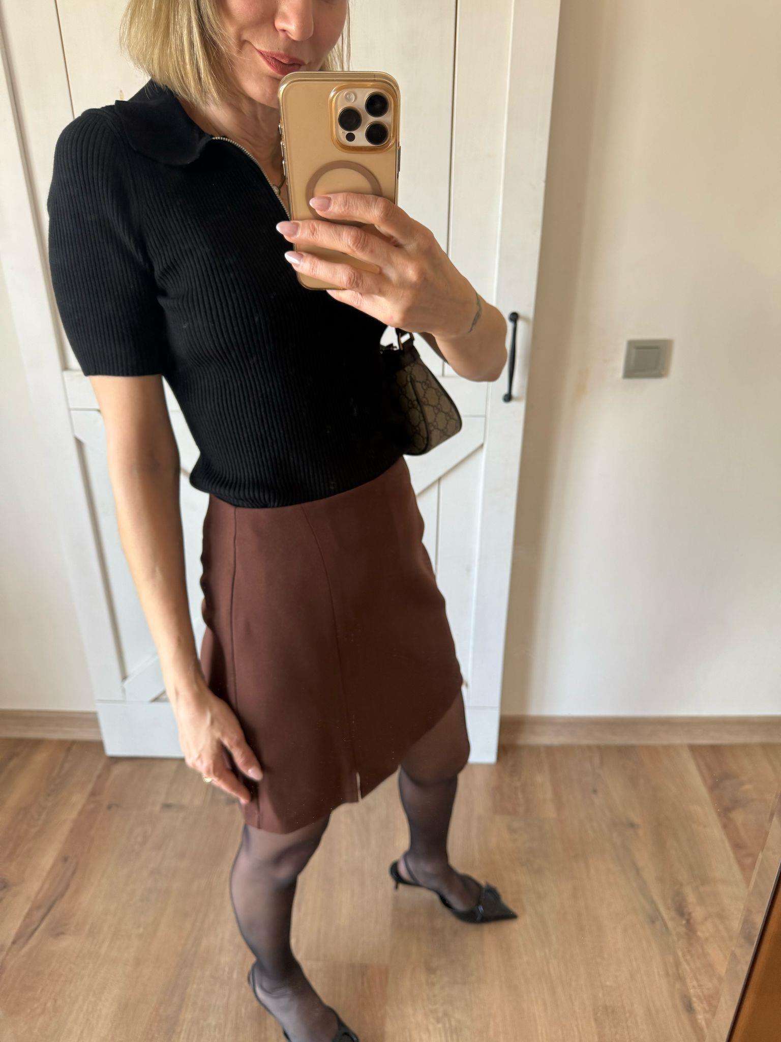 Kahverengi Şort Etek