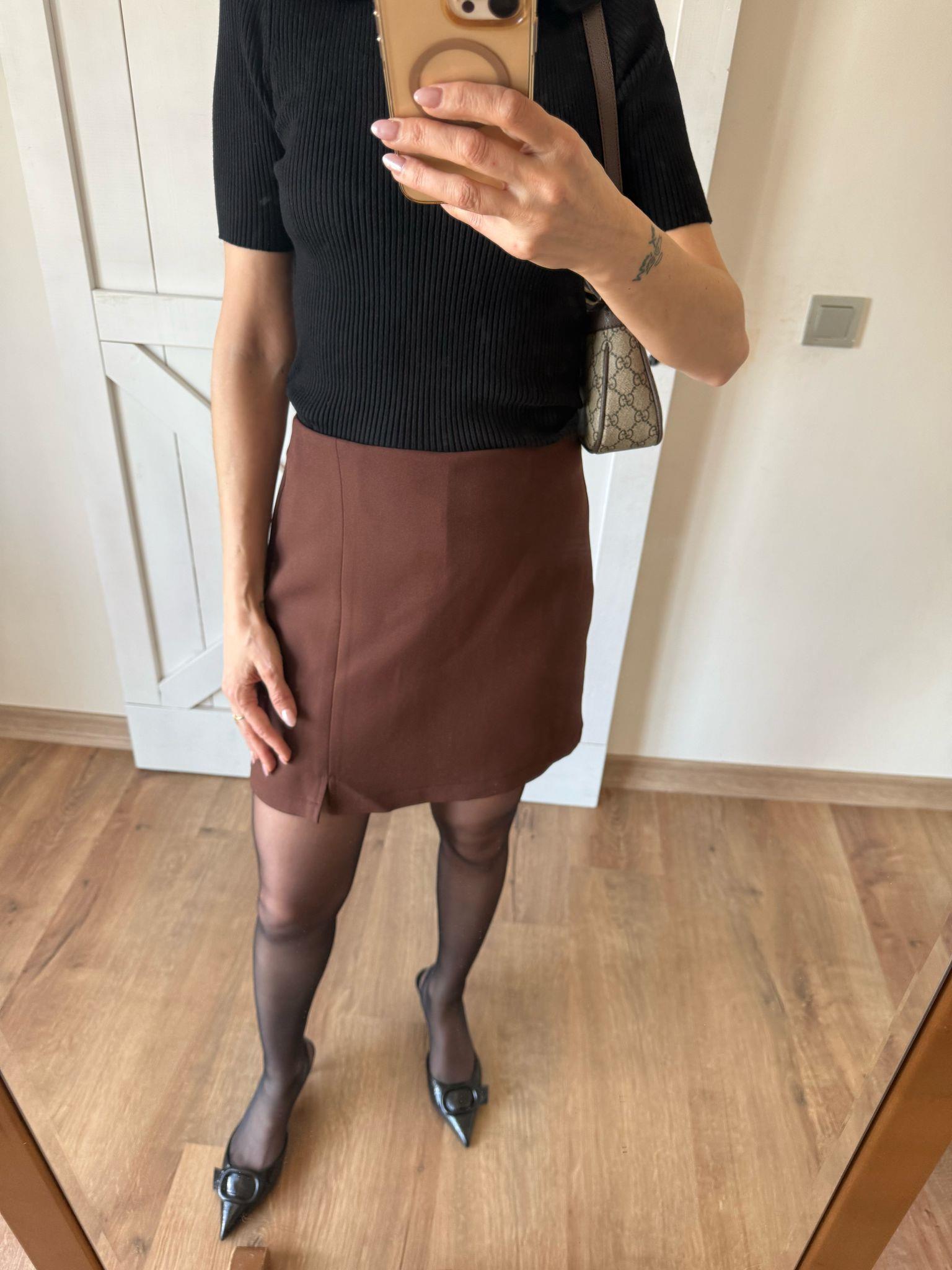 Kahverengi Şort Etek