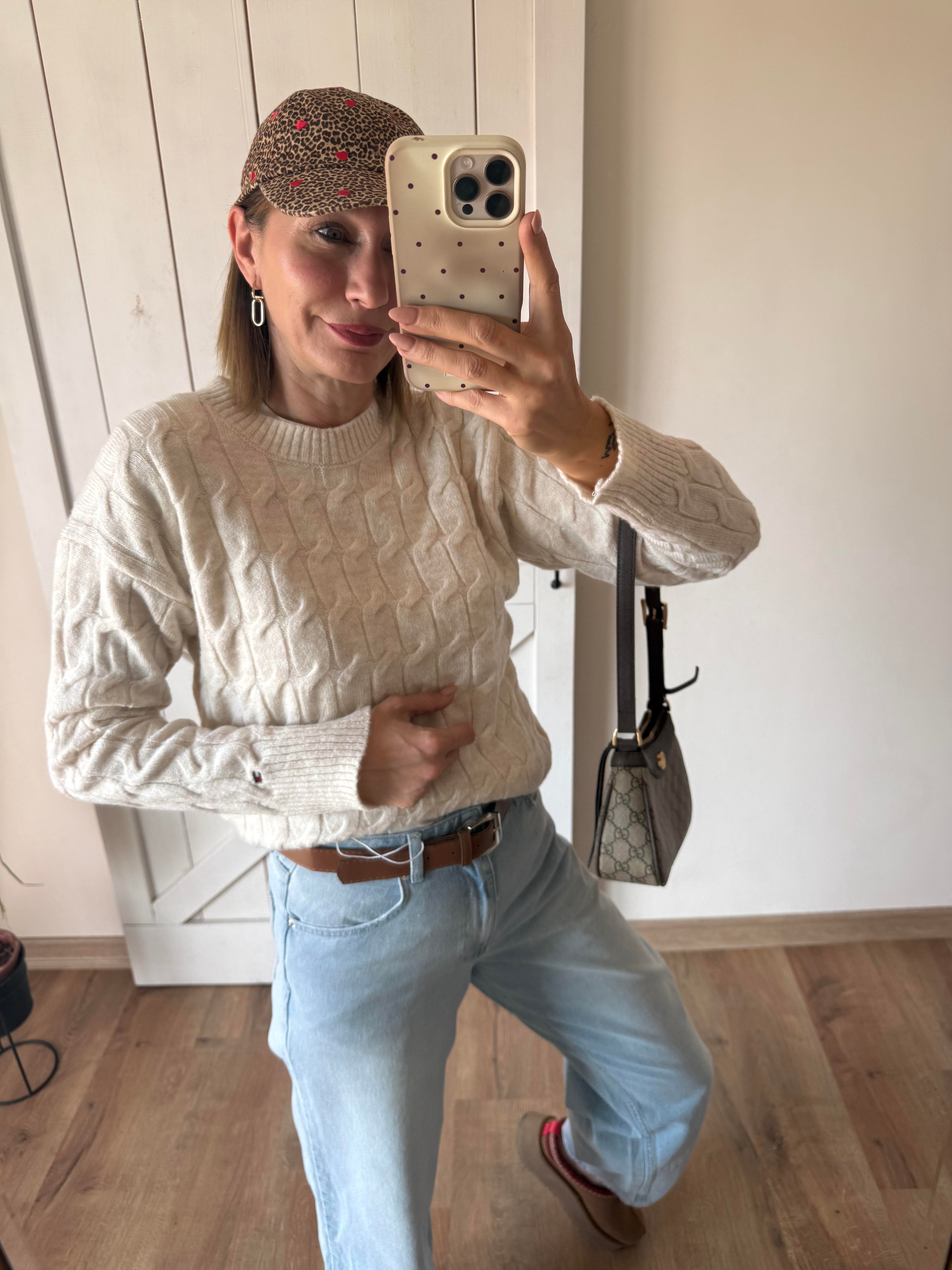 Kalın Saç Örgü Ekru Th Kazak