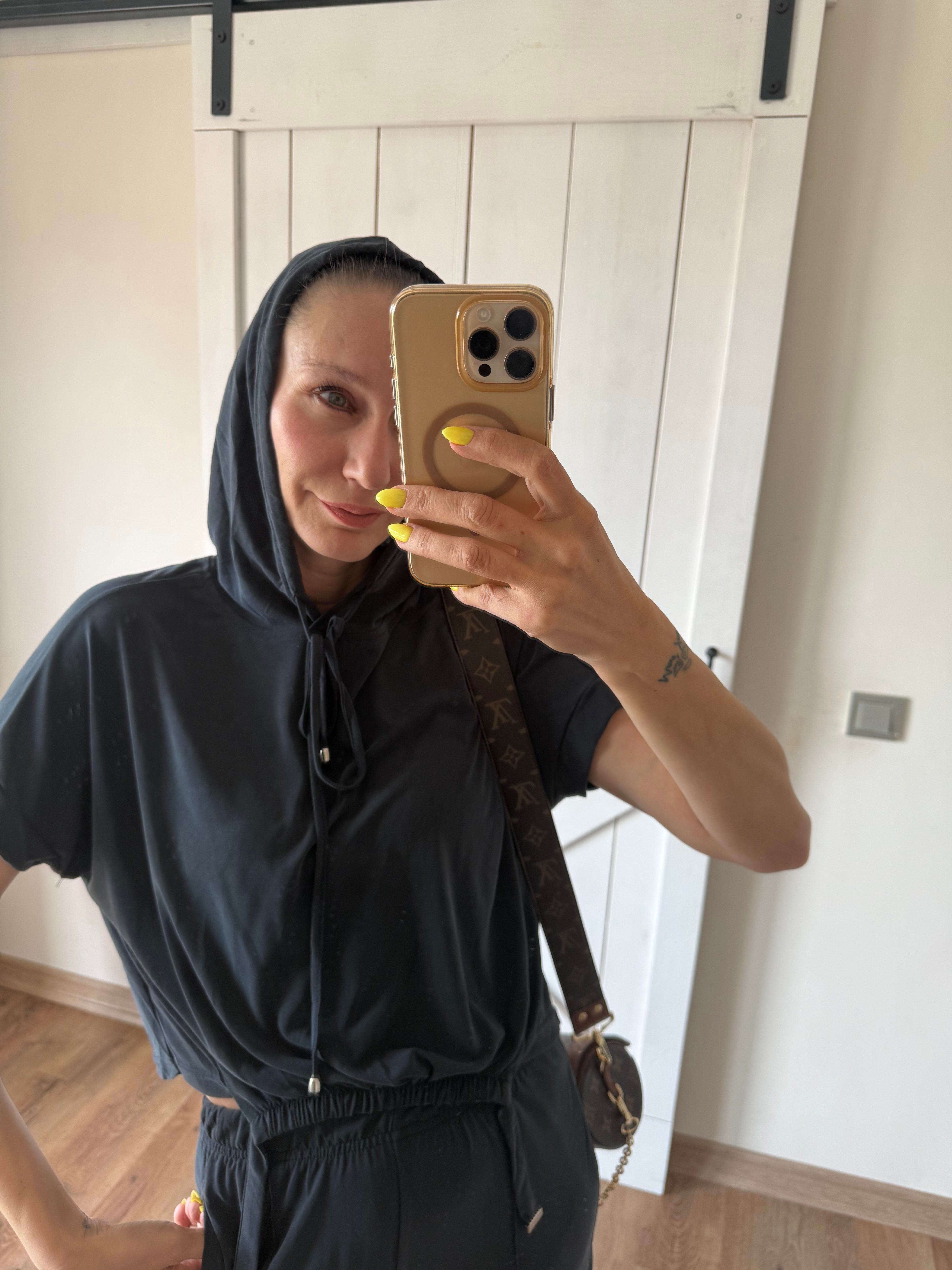 Kapüşonlu Pantolon Takım