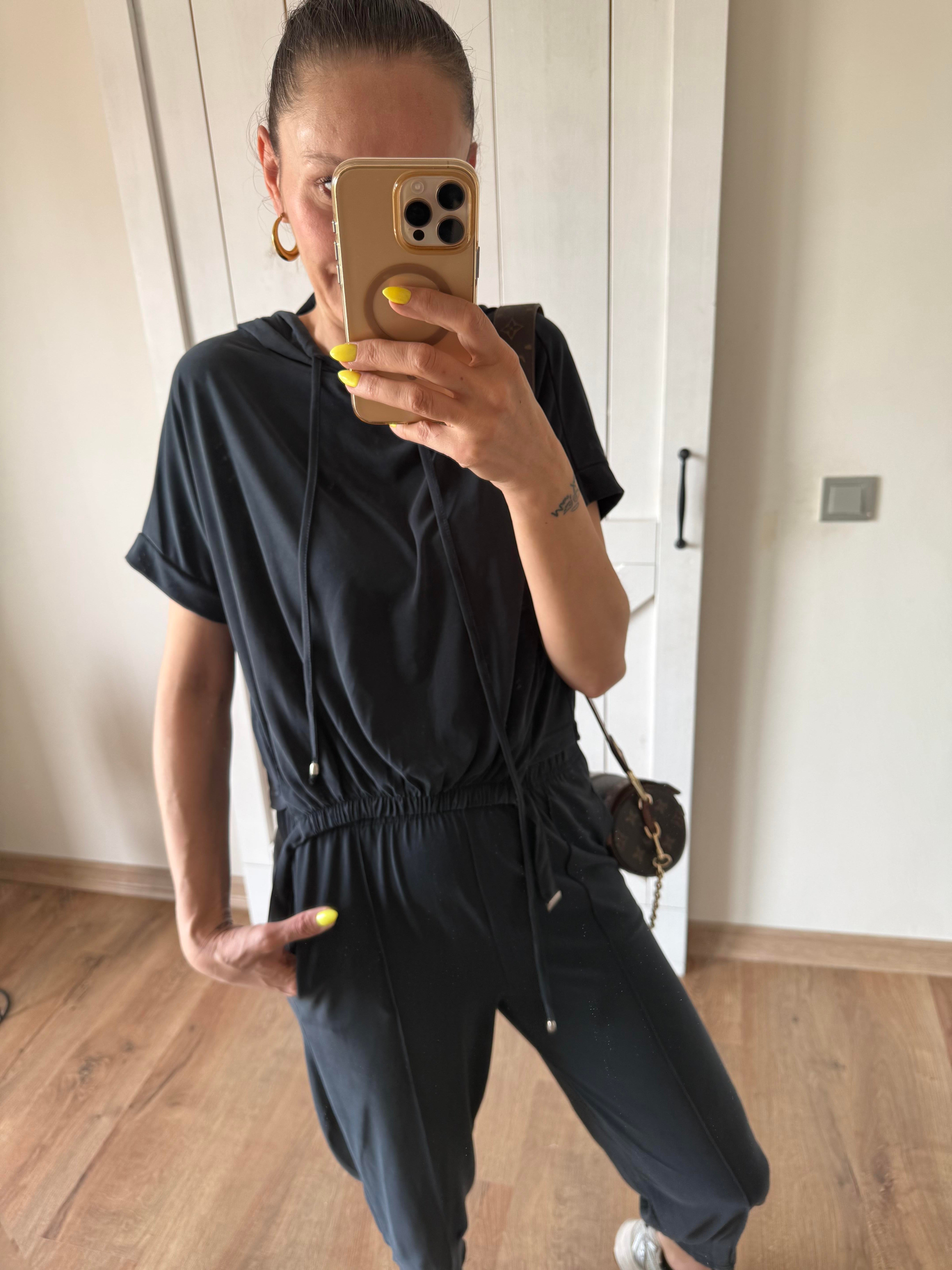 Kapüşonlu Pantolon Takım