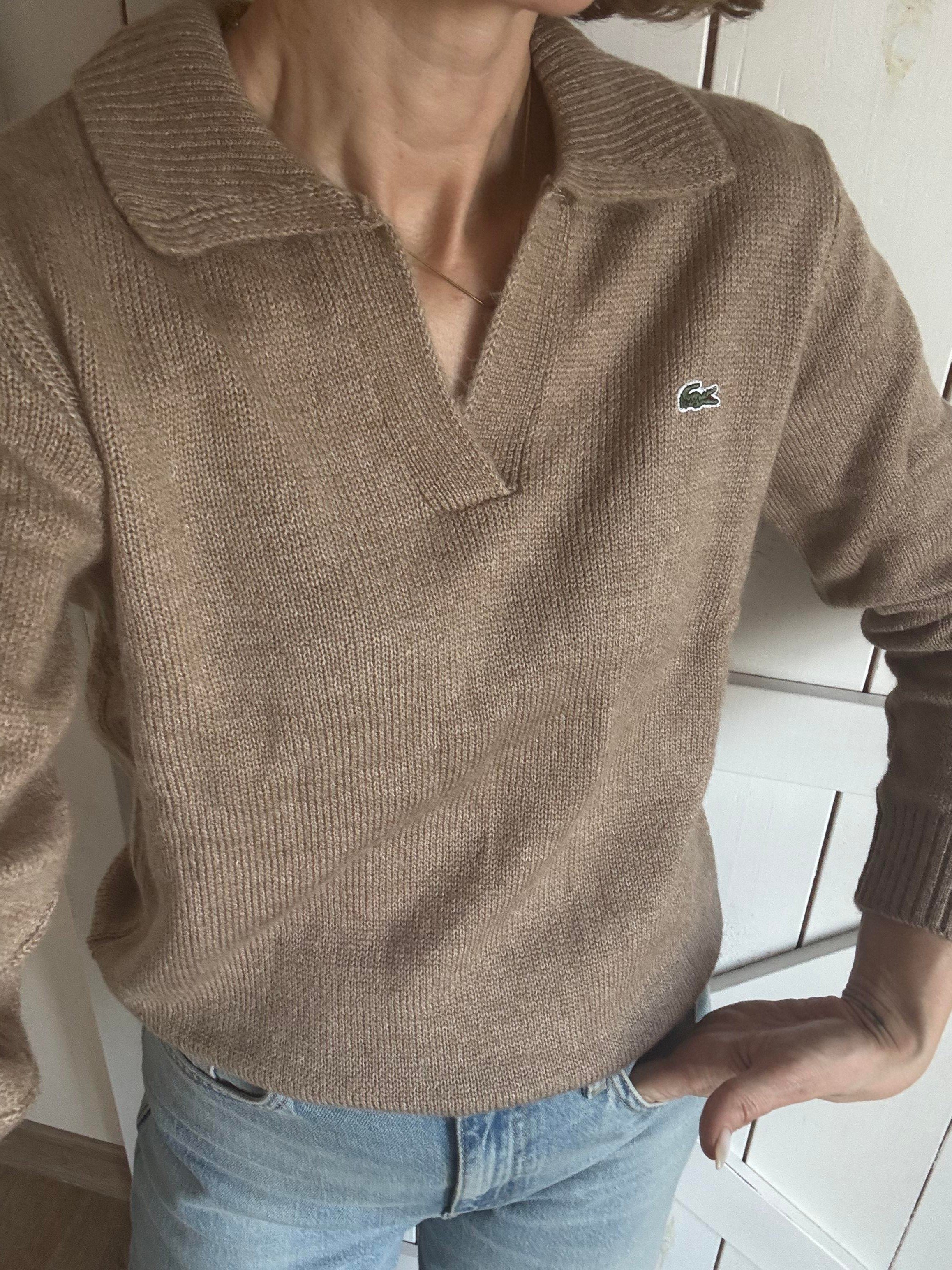 Kaşmir Lcs Toprak Polo Yaka Sweat