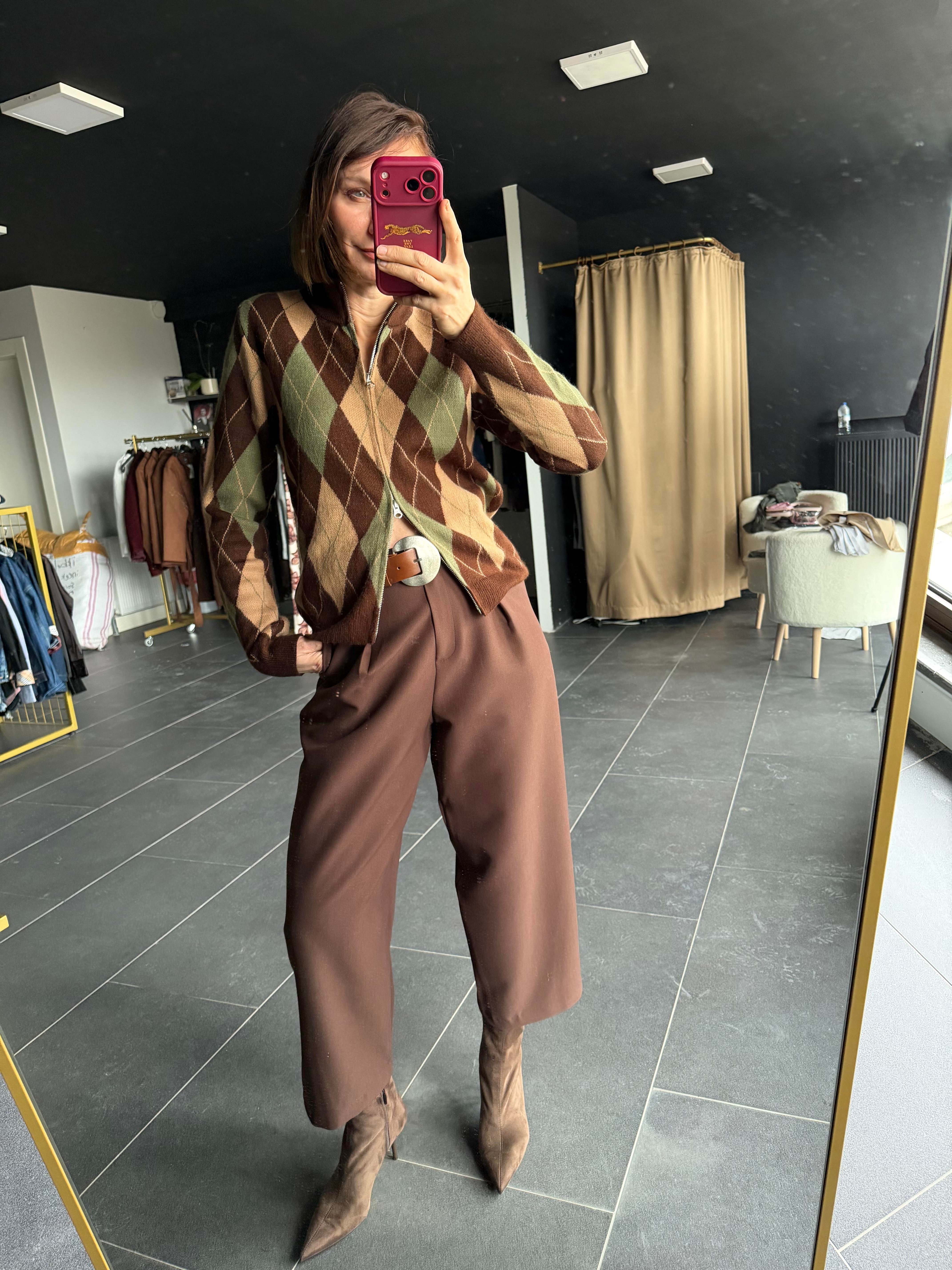 Kos Acı Kahve Pantolon