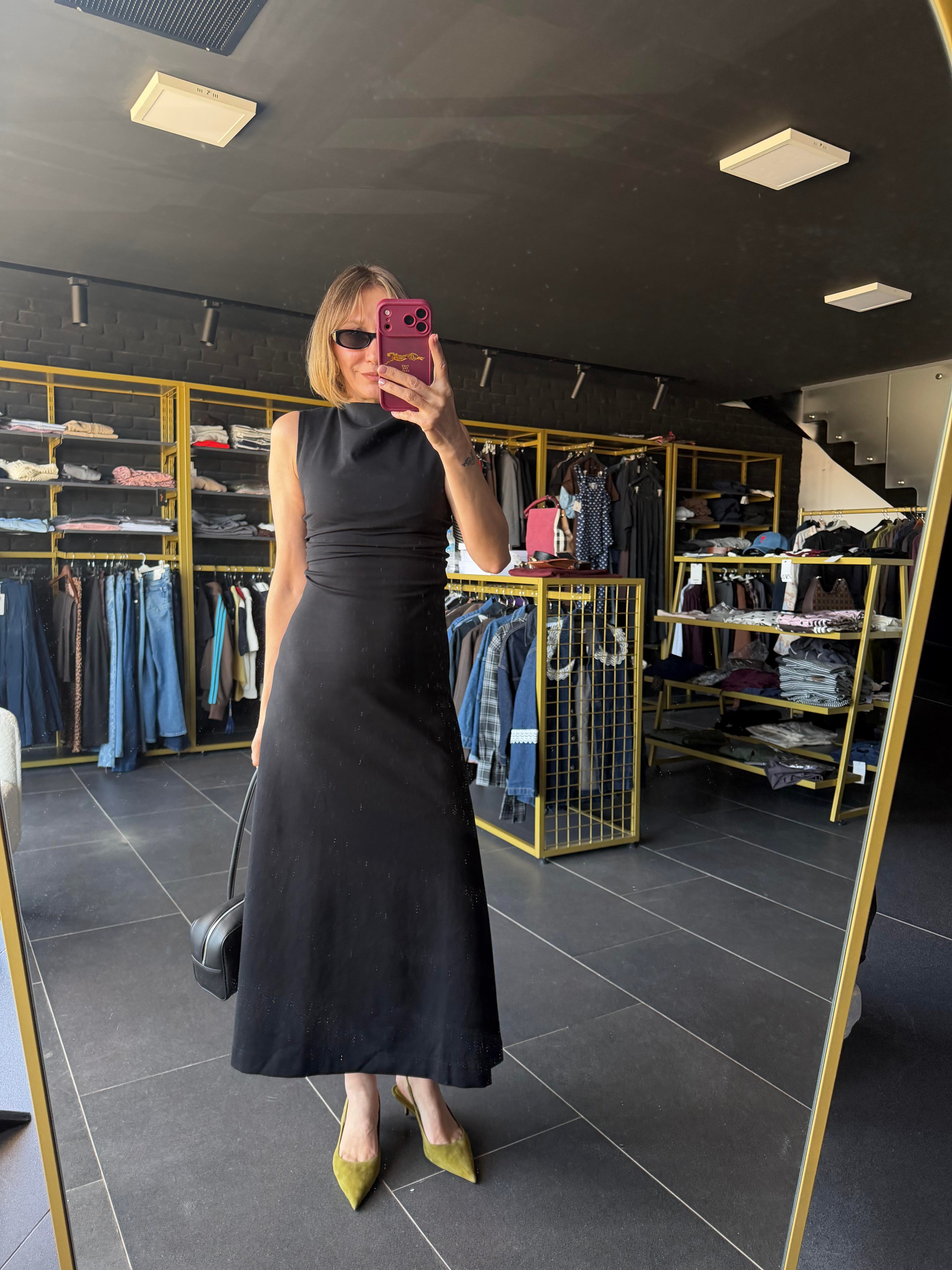 Kos Belden Drapeli  Elbise