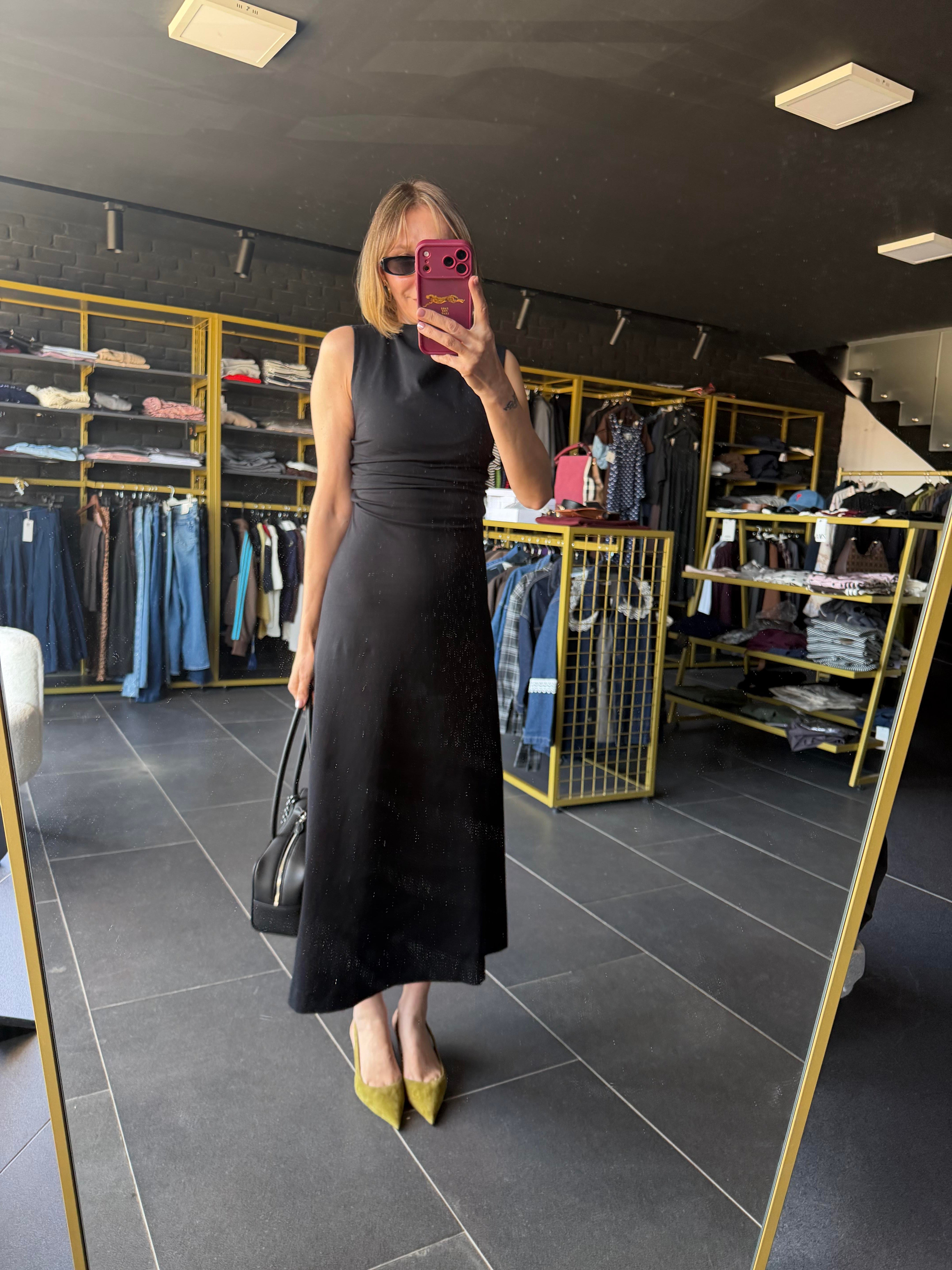 Kos Belden Drapeli  Elbise