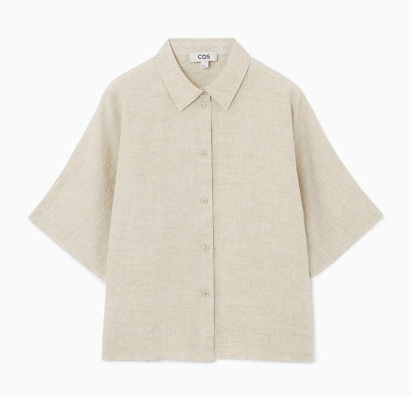 Kos Keten Şort Gömlek Takım