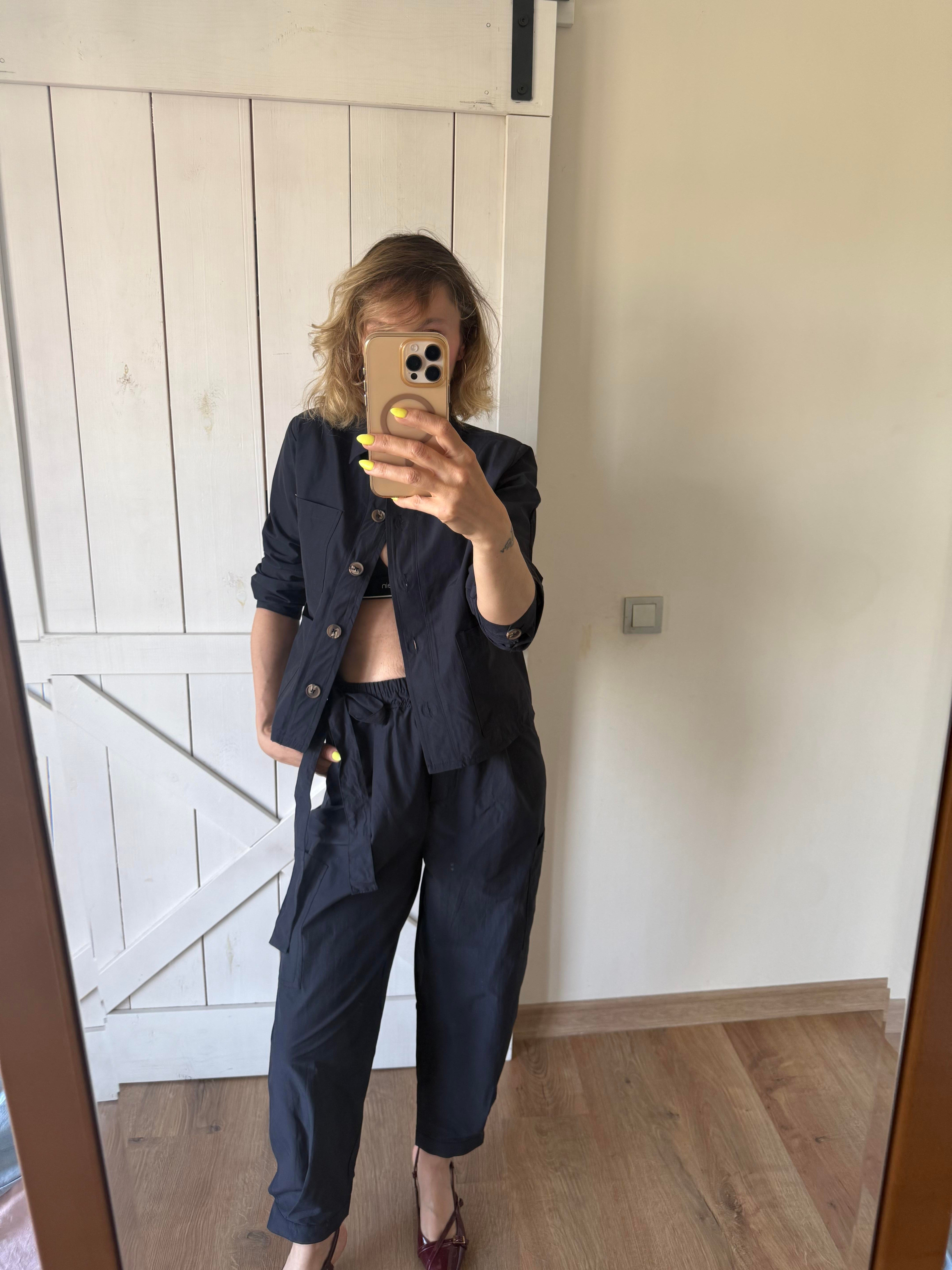 Kos Lacivert Pantolon Gömlek Takım