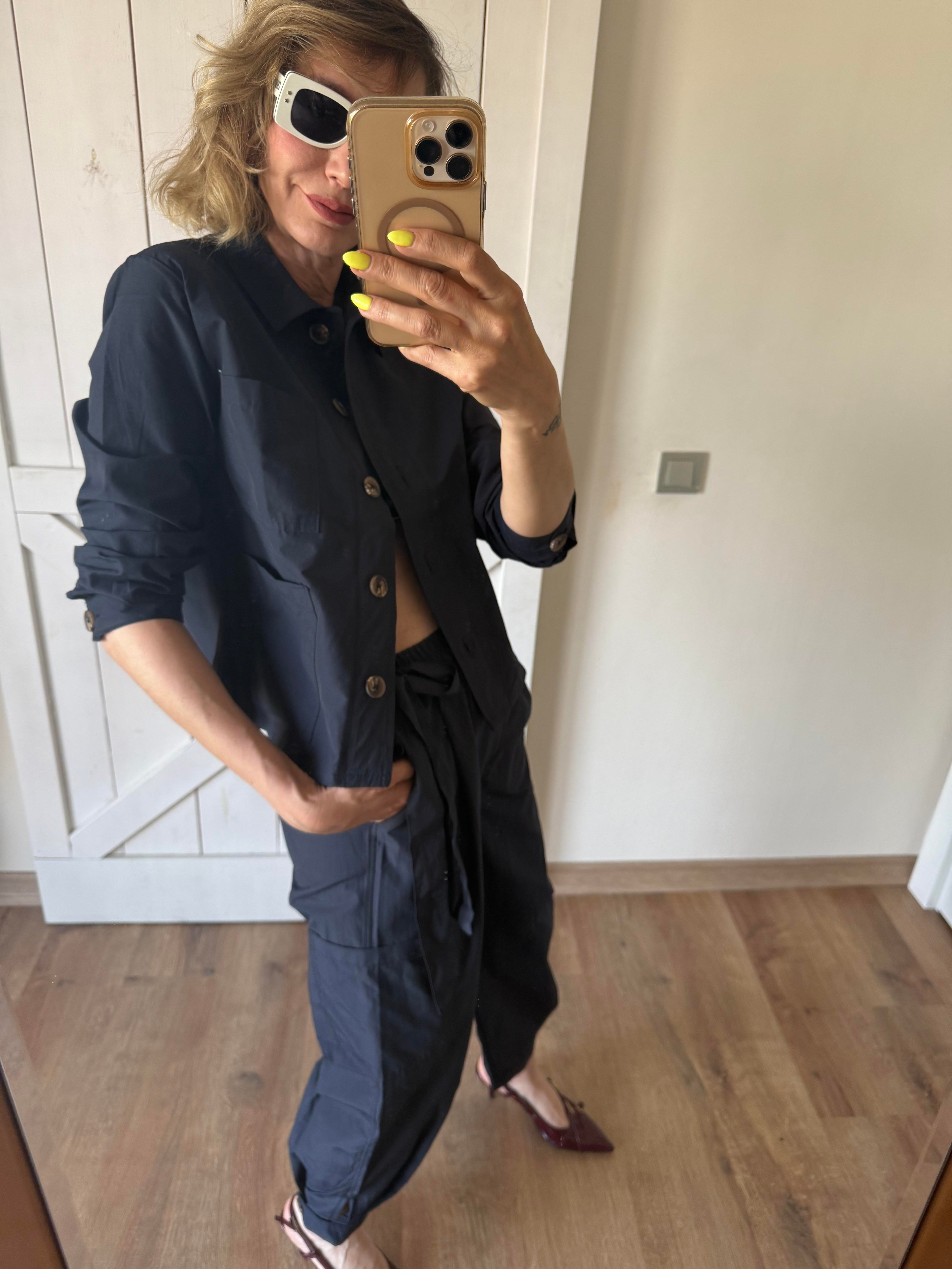 Kos Lacivert Pantolon Gömlek Takım