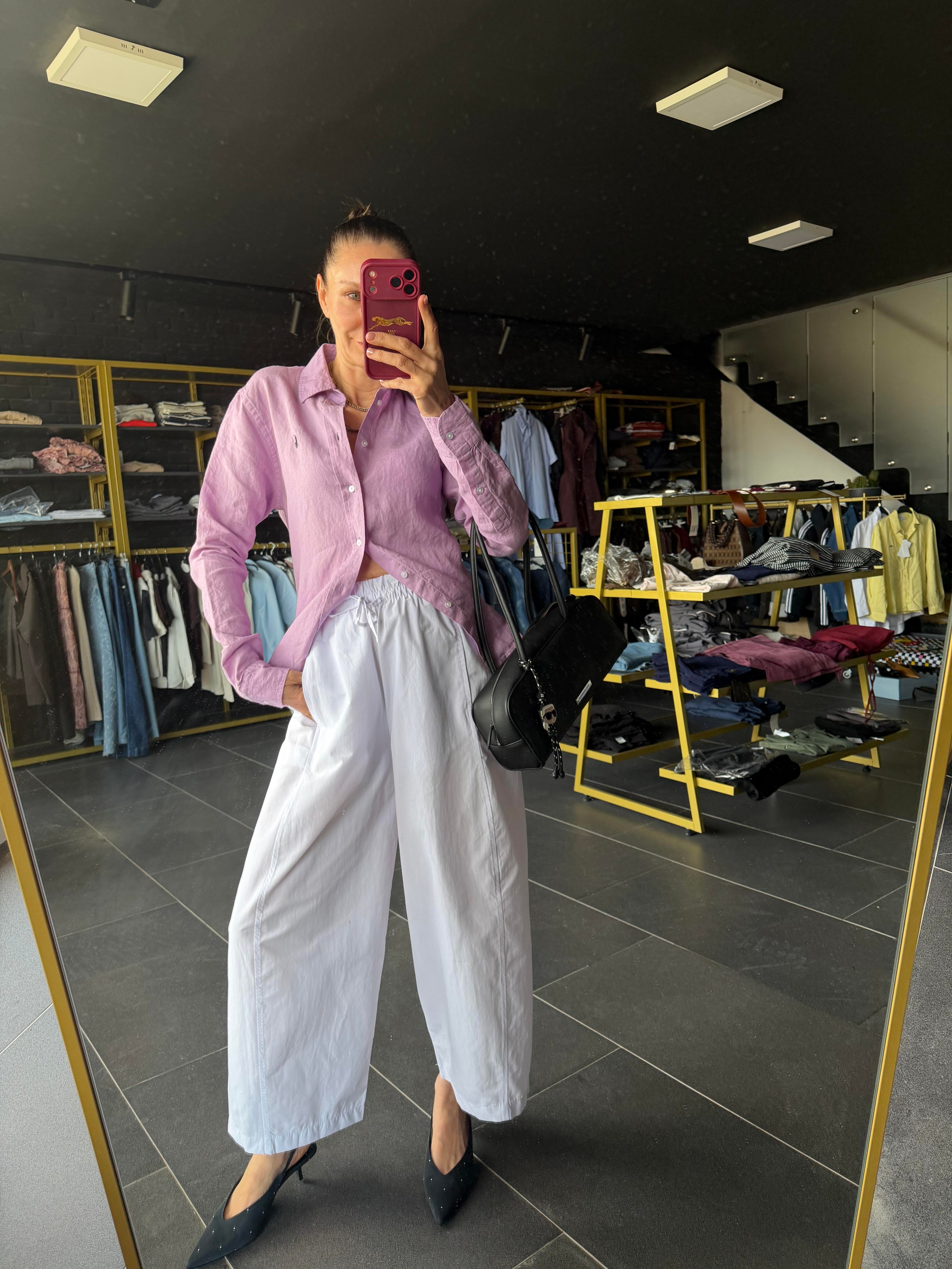 Kos Model Beyaz Pantolon