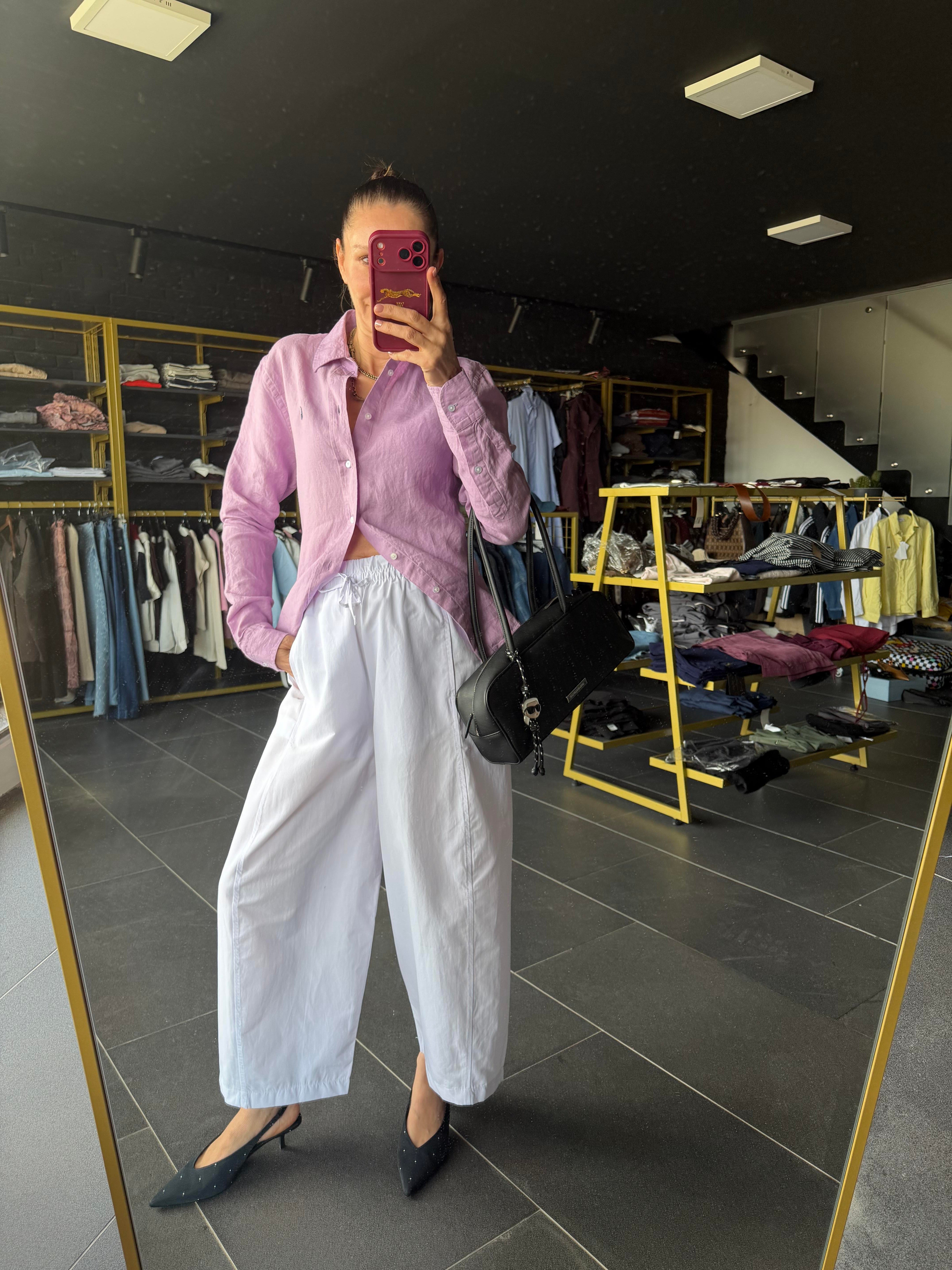 Kos Model Beyaz Pantolon