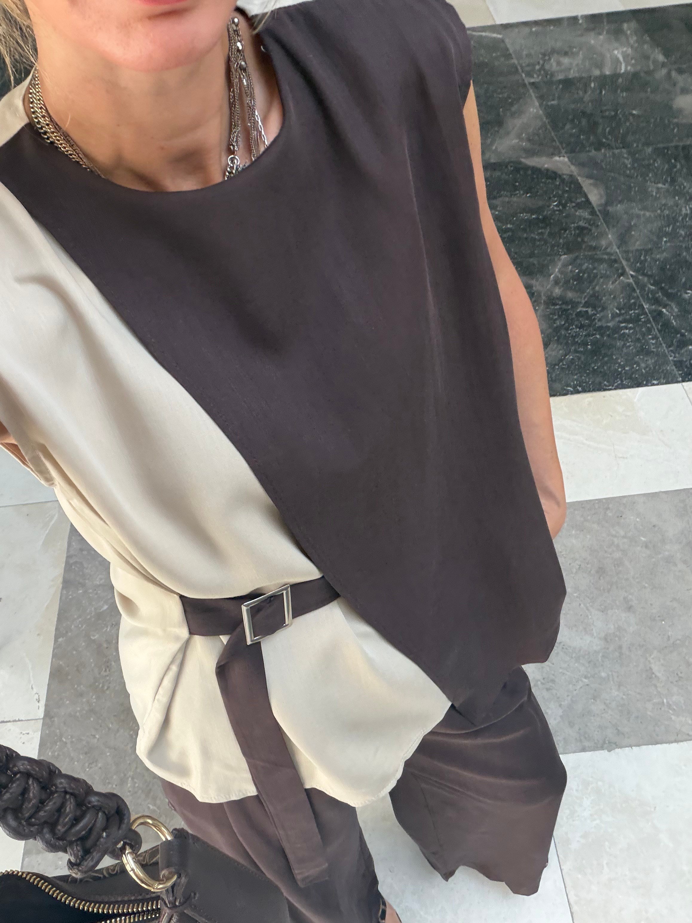 Kos Model Kahve Krem Premium Takım