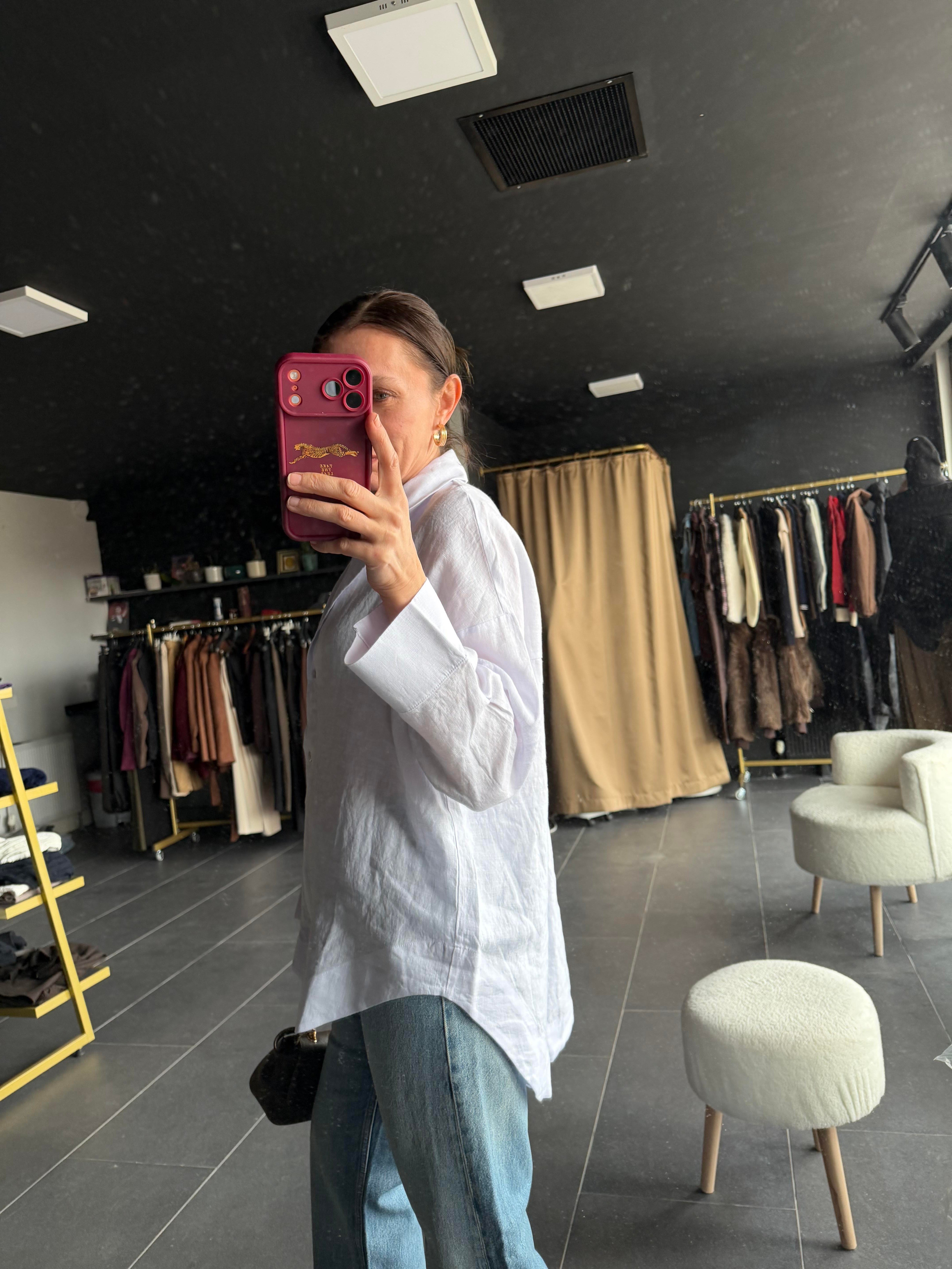 Kos Premium Keten Gömlek