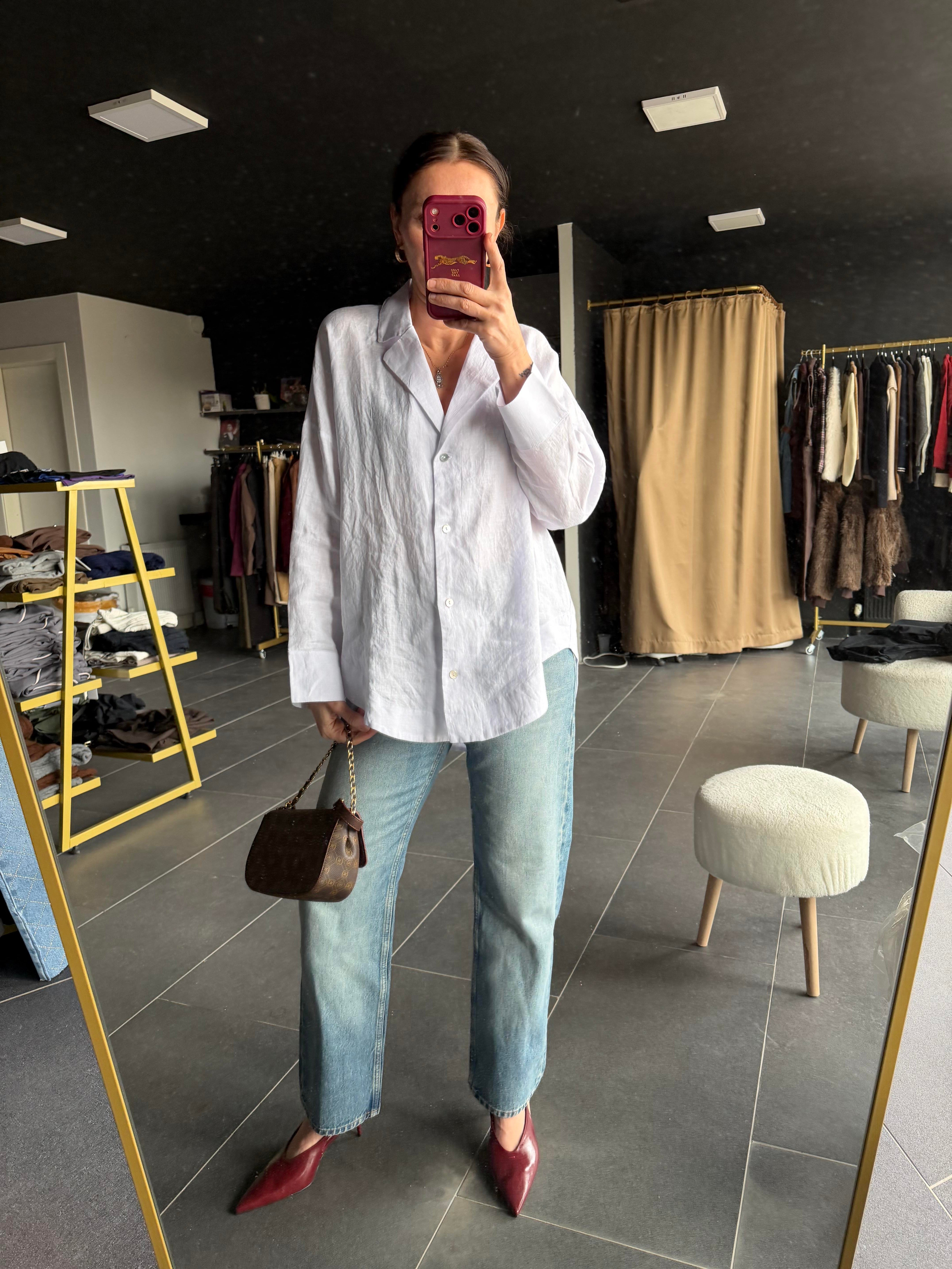 Kos Premium Keten Gömlek