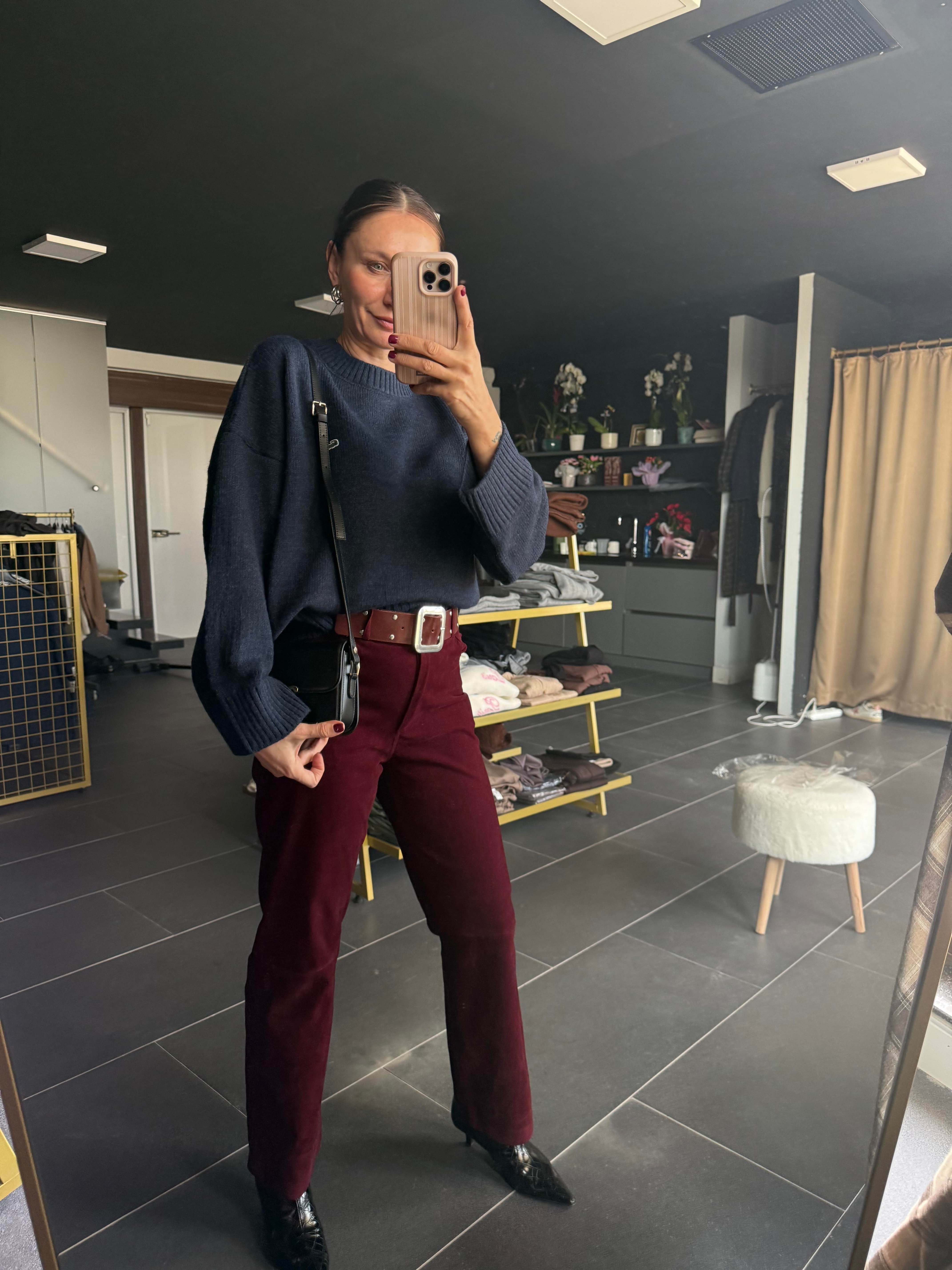 Lacivert Basic Kazak