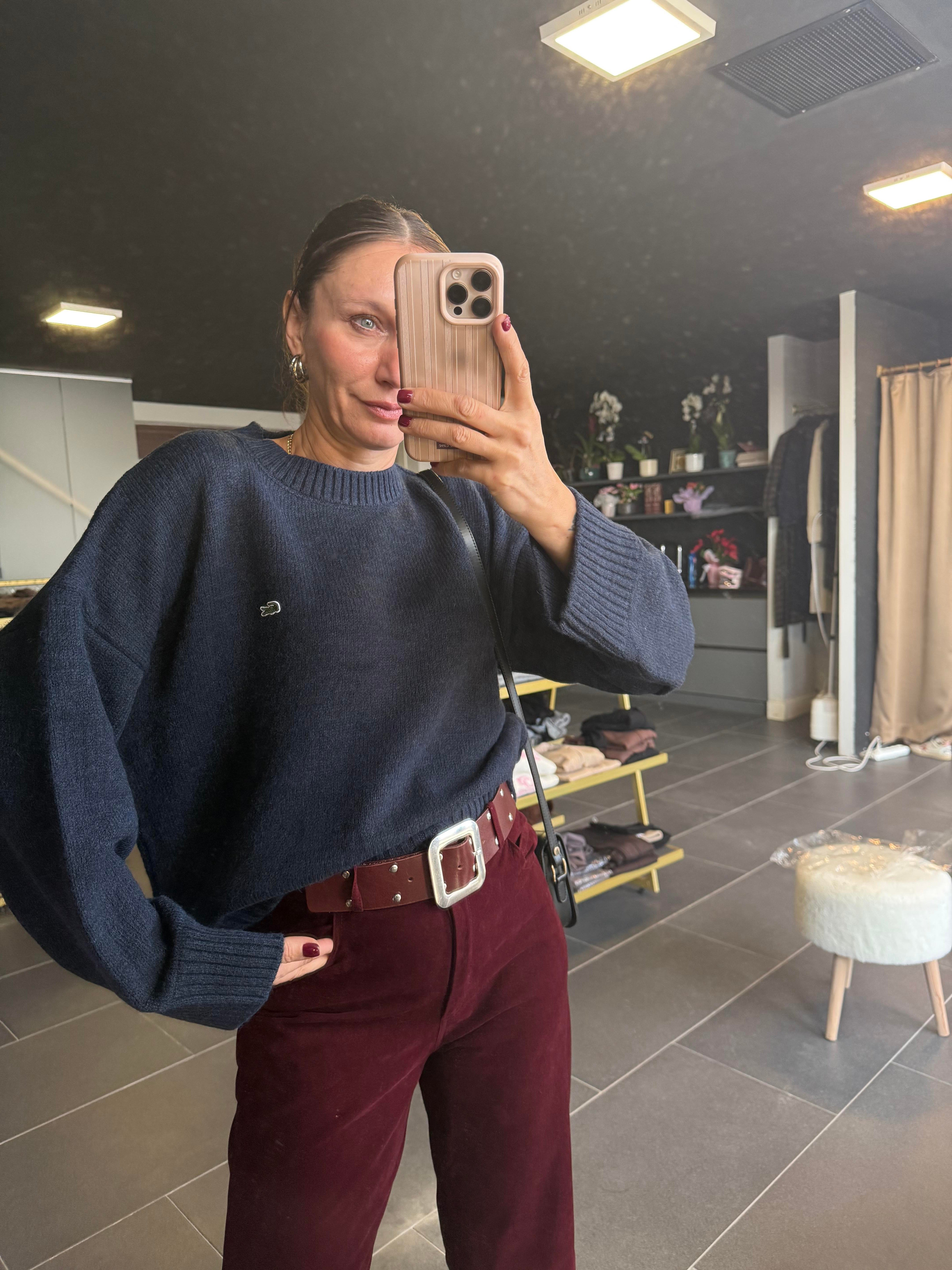 Lacivert Basic Kazak