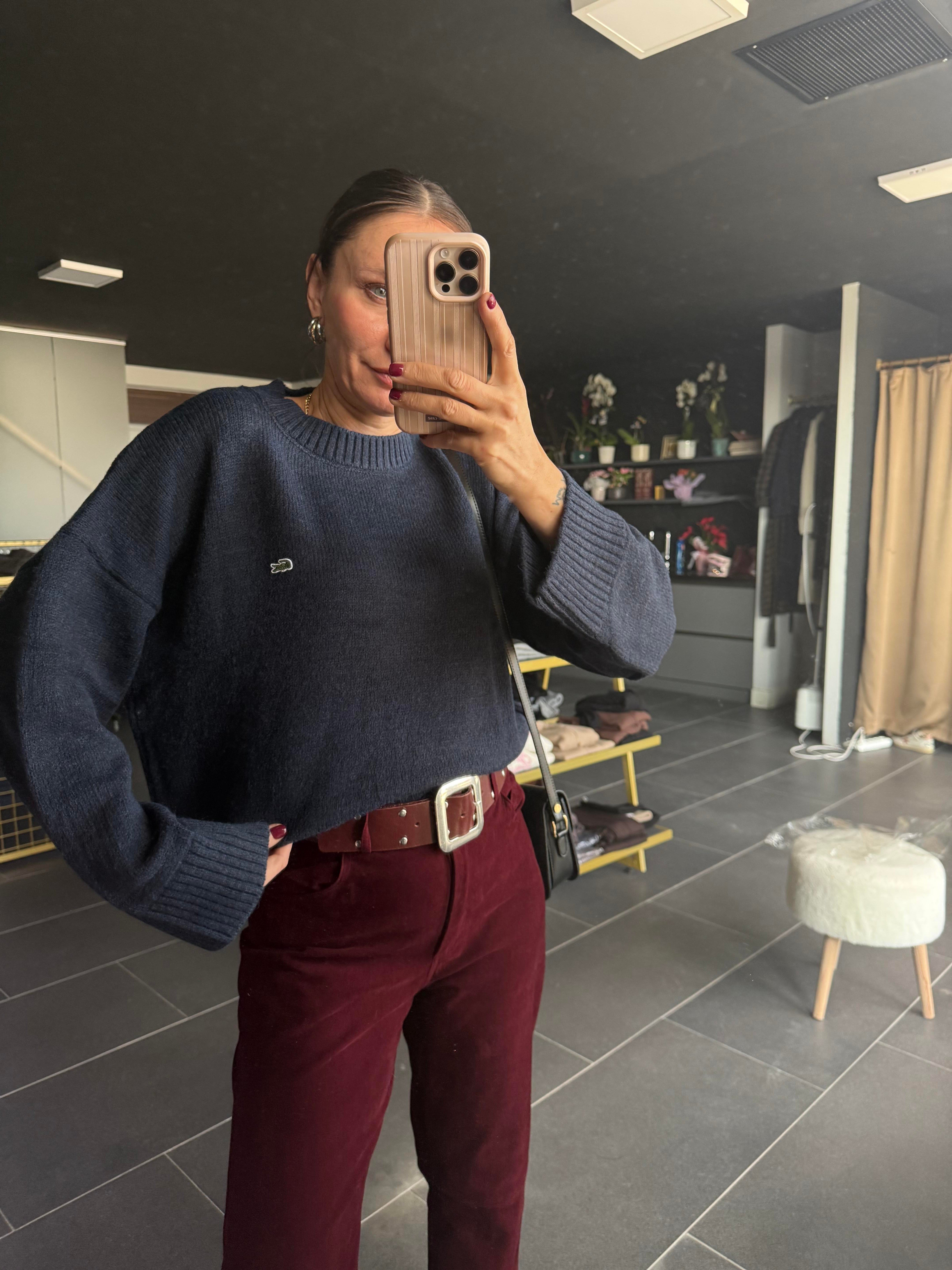 Lacivert Basic Kazak