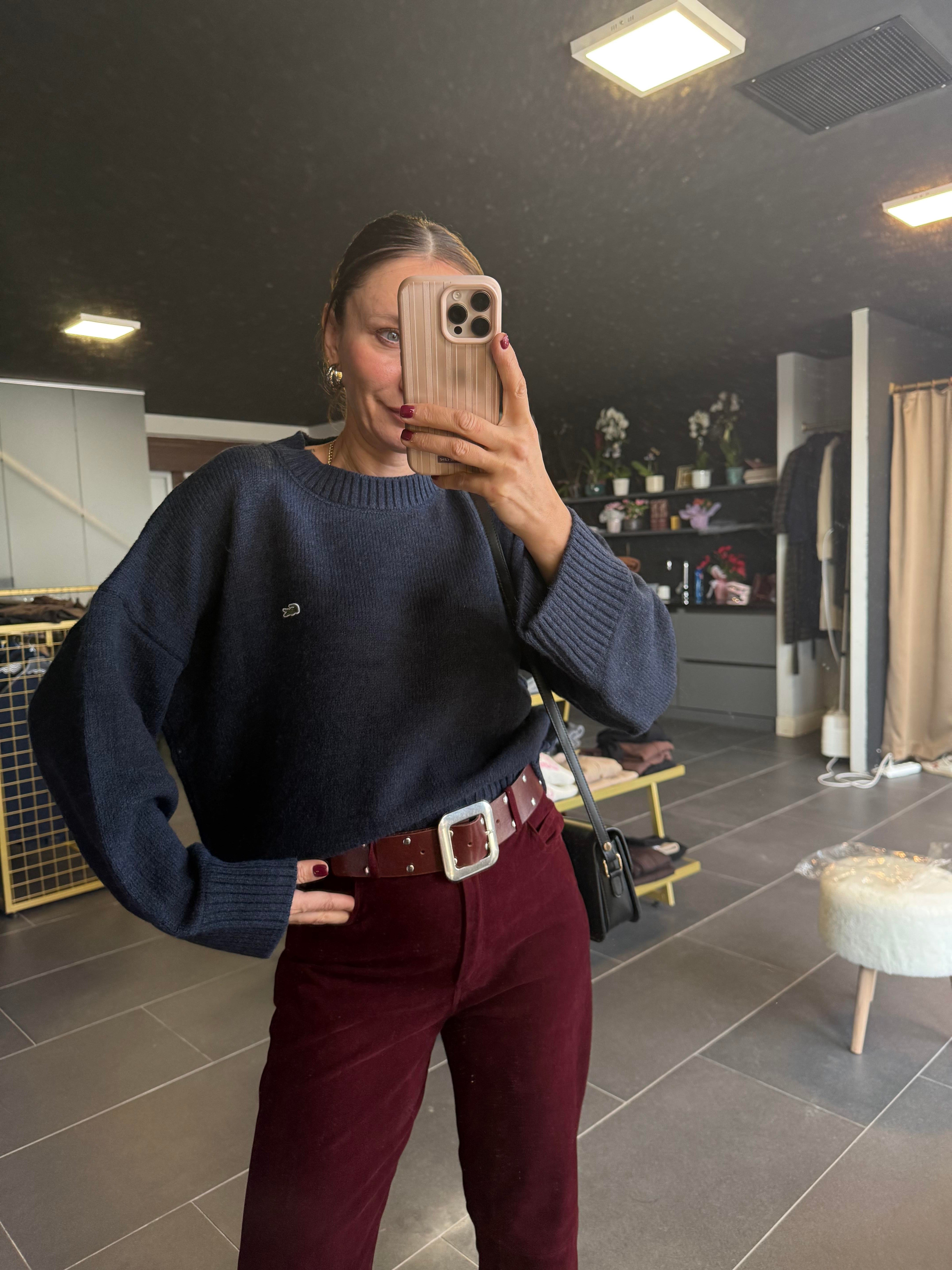 Lacivert Basic Kazak