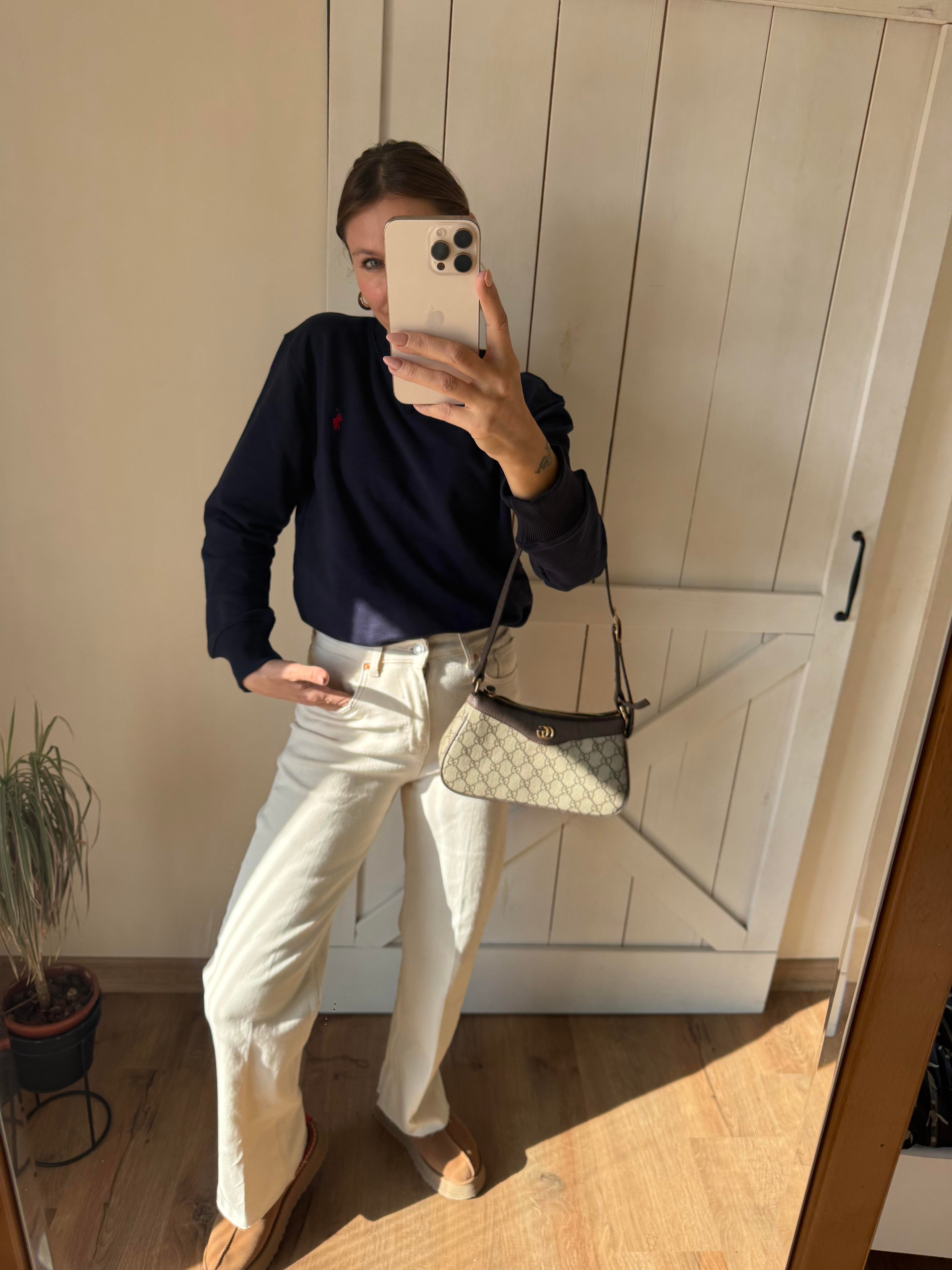 Lacivert Basic Sweatshirt Denny