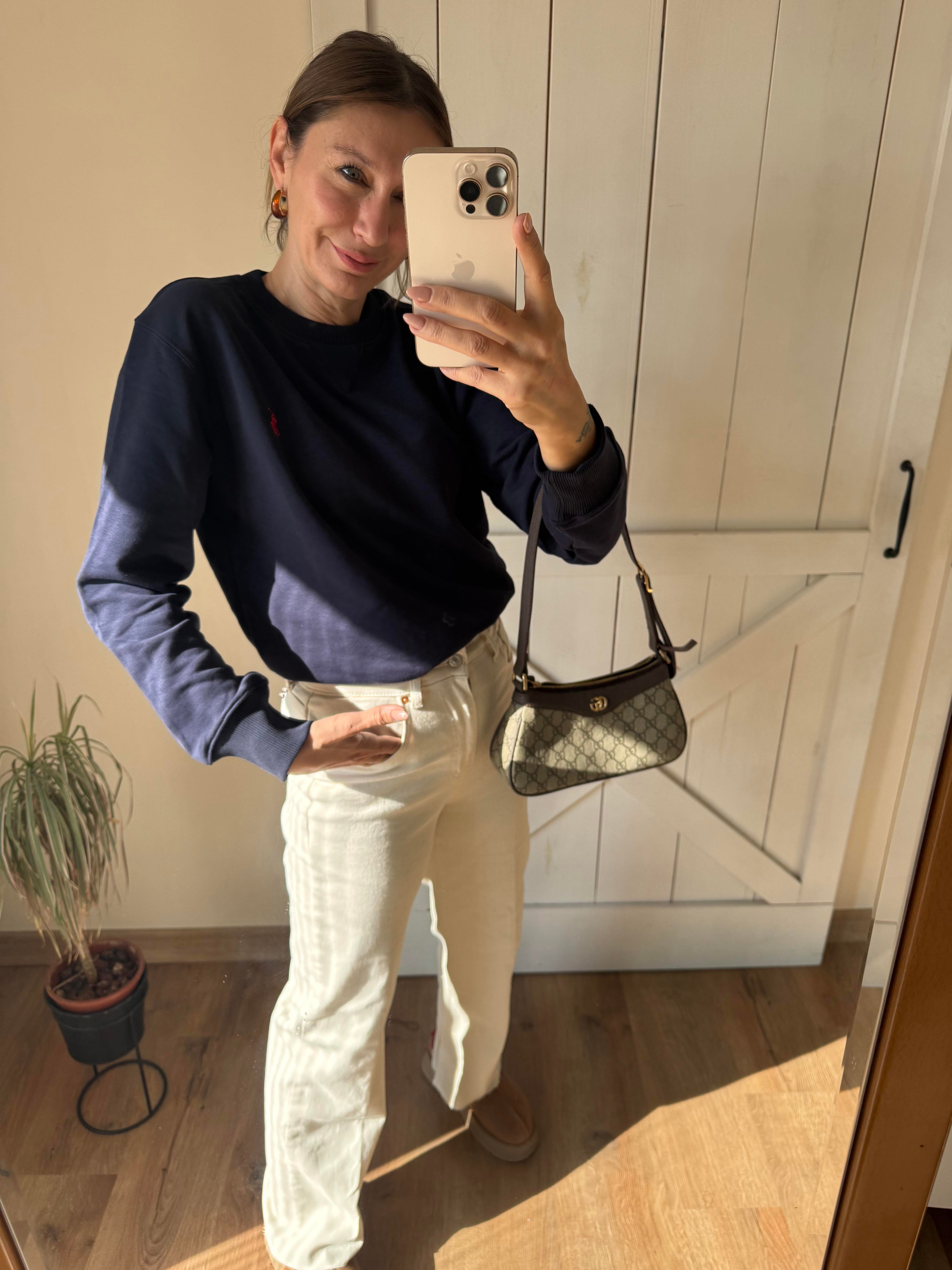 Lacivert Basic Sweatshirt Denny