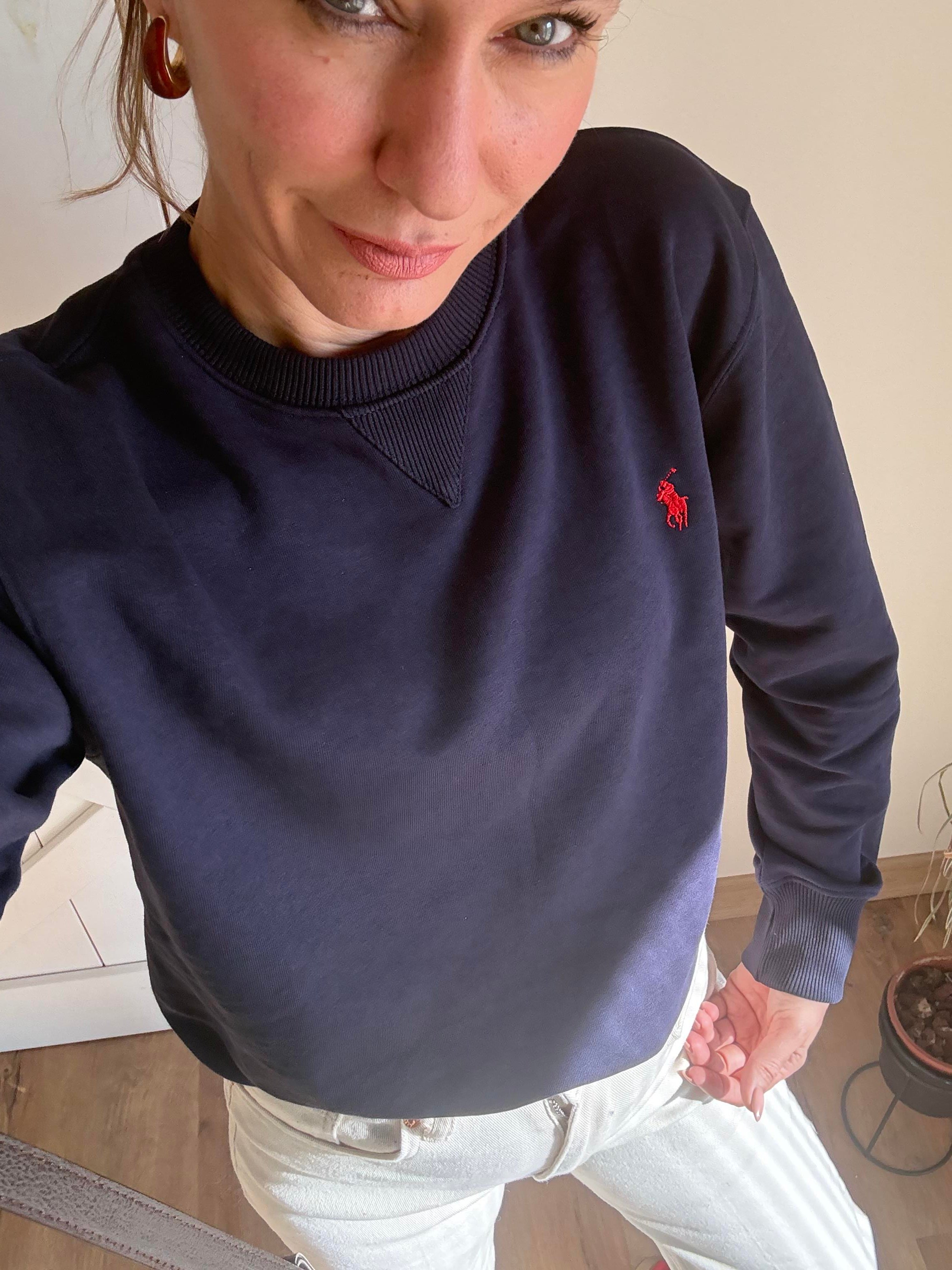 Lacivert Basic Sweatshirt Denny