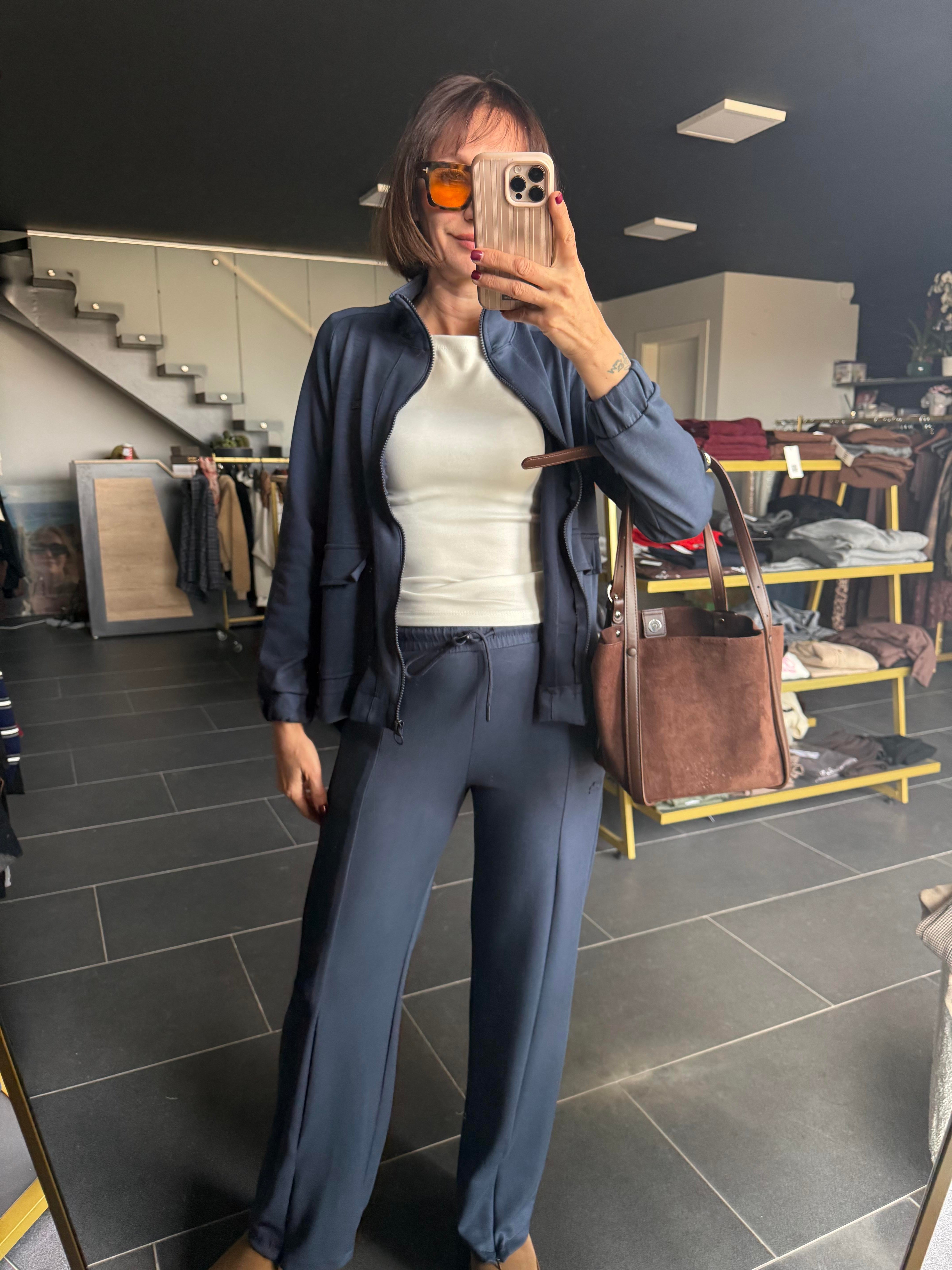 Lacivert Fermuarlı Lcs Takım