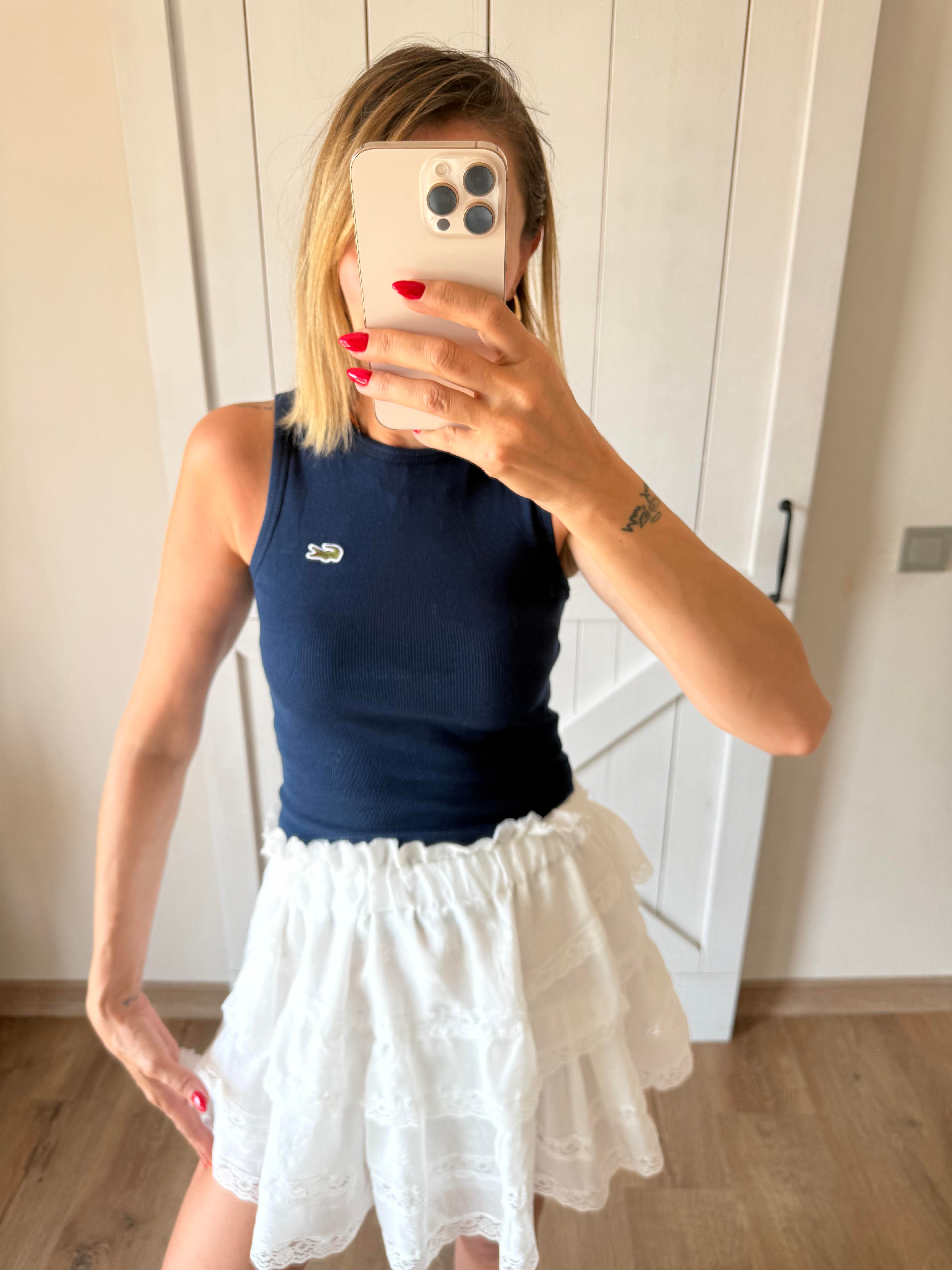 Lacivert Fitilli Halter Atlet