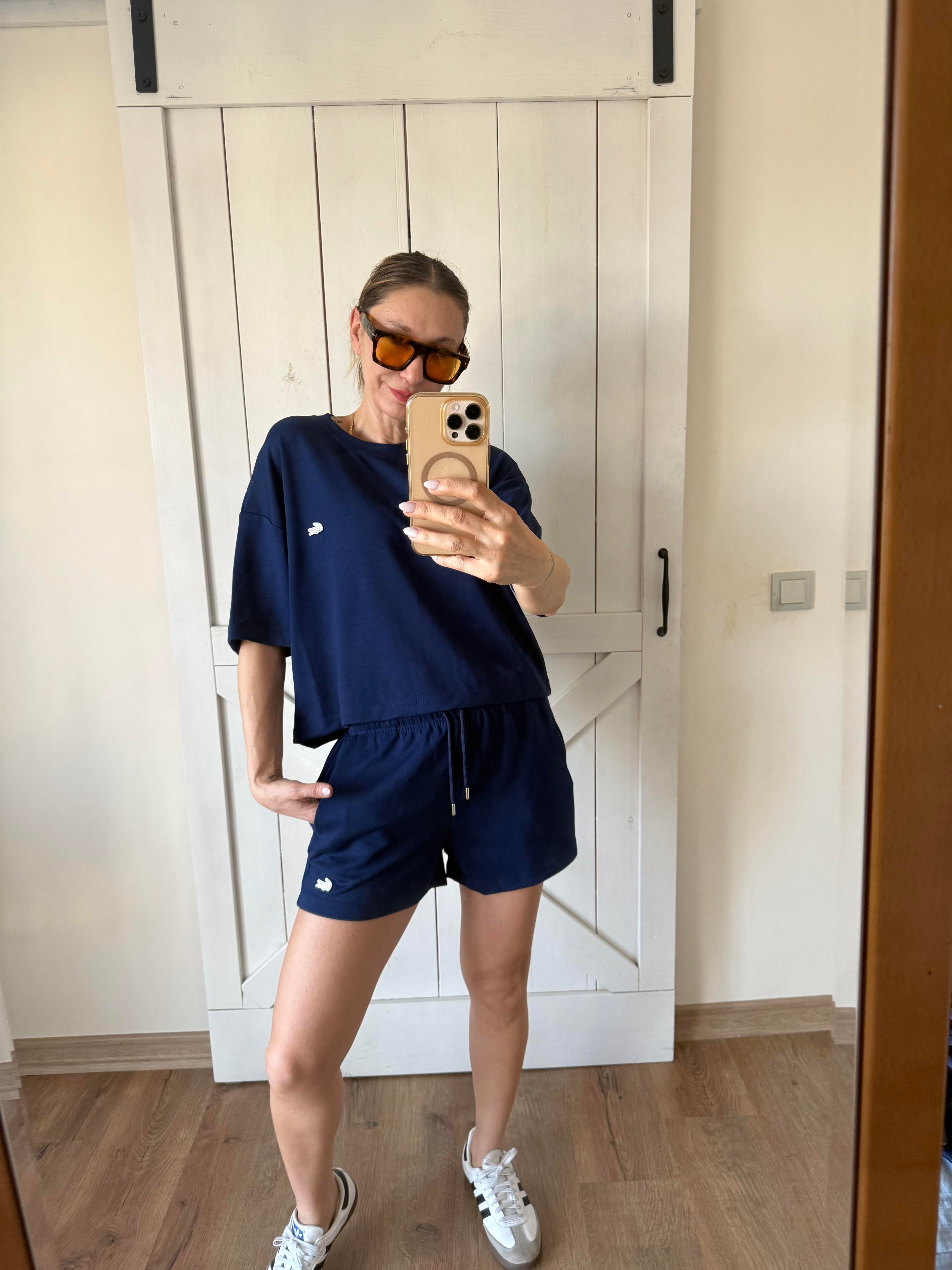 Lacivert Şortlu Takım