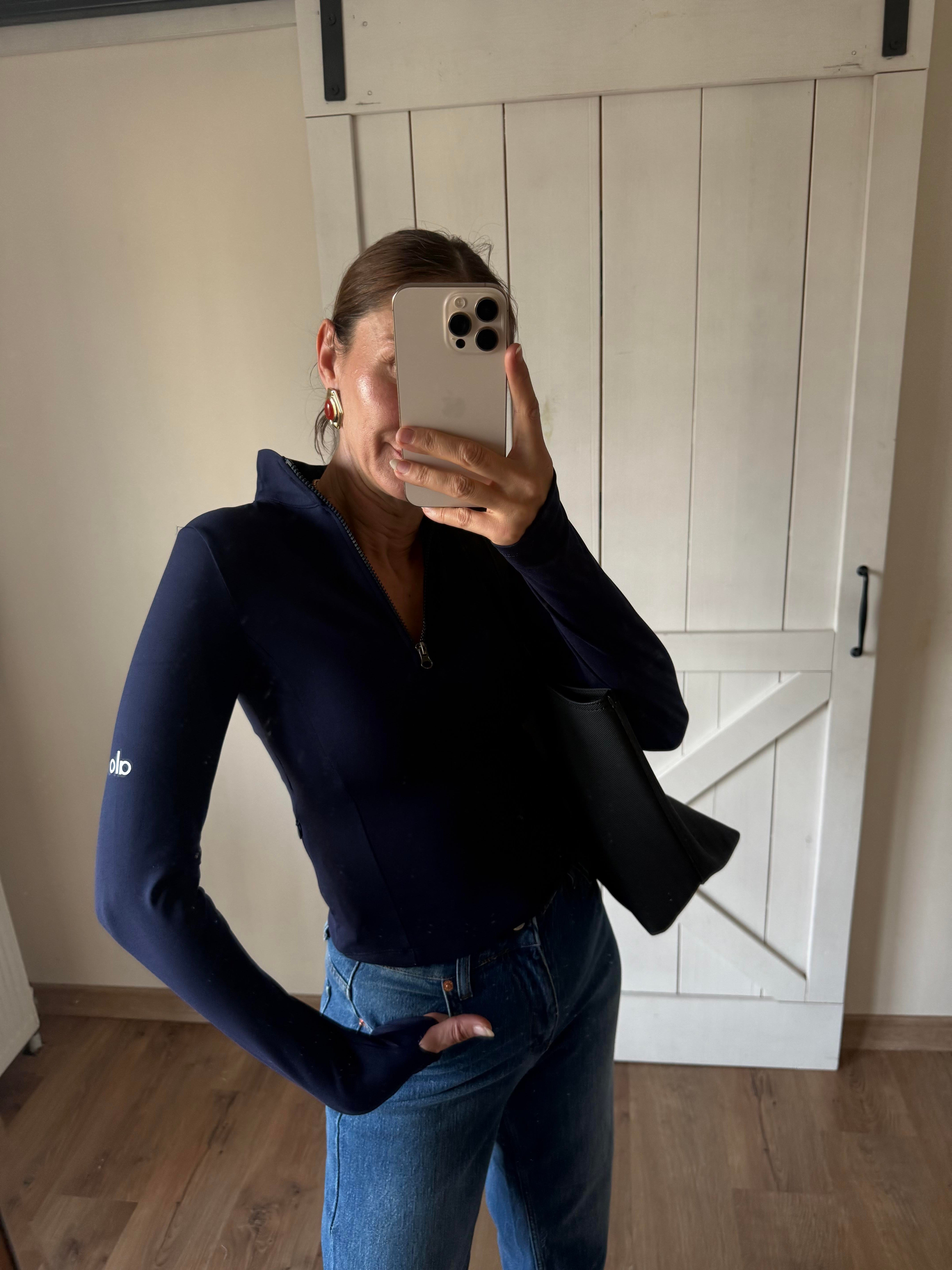 Lacivert Uzun Kollu Alosoft Runner