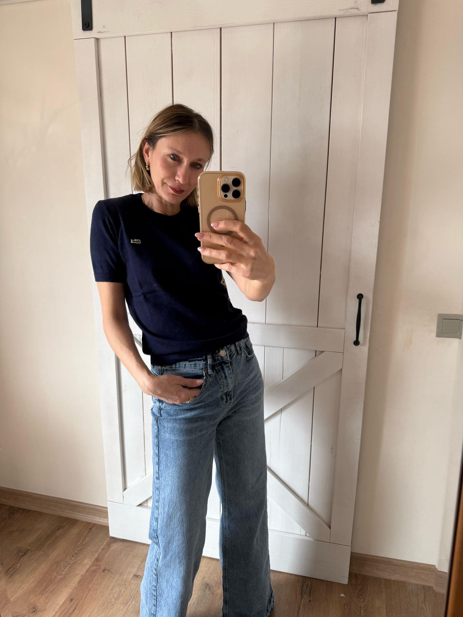 Lacivert Yumuşak Doku Triko Tshirt