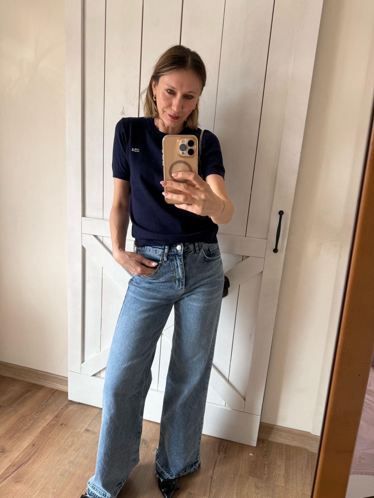 Lacivert Yumuşak Doku Triko Tshirt