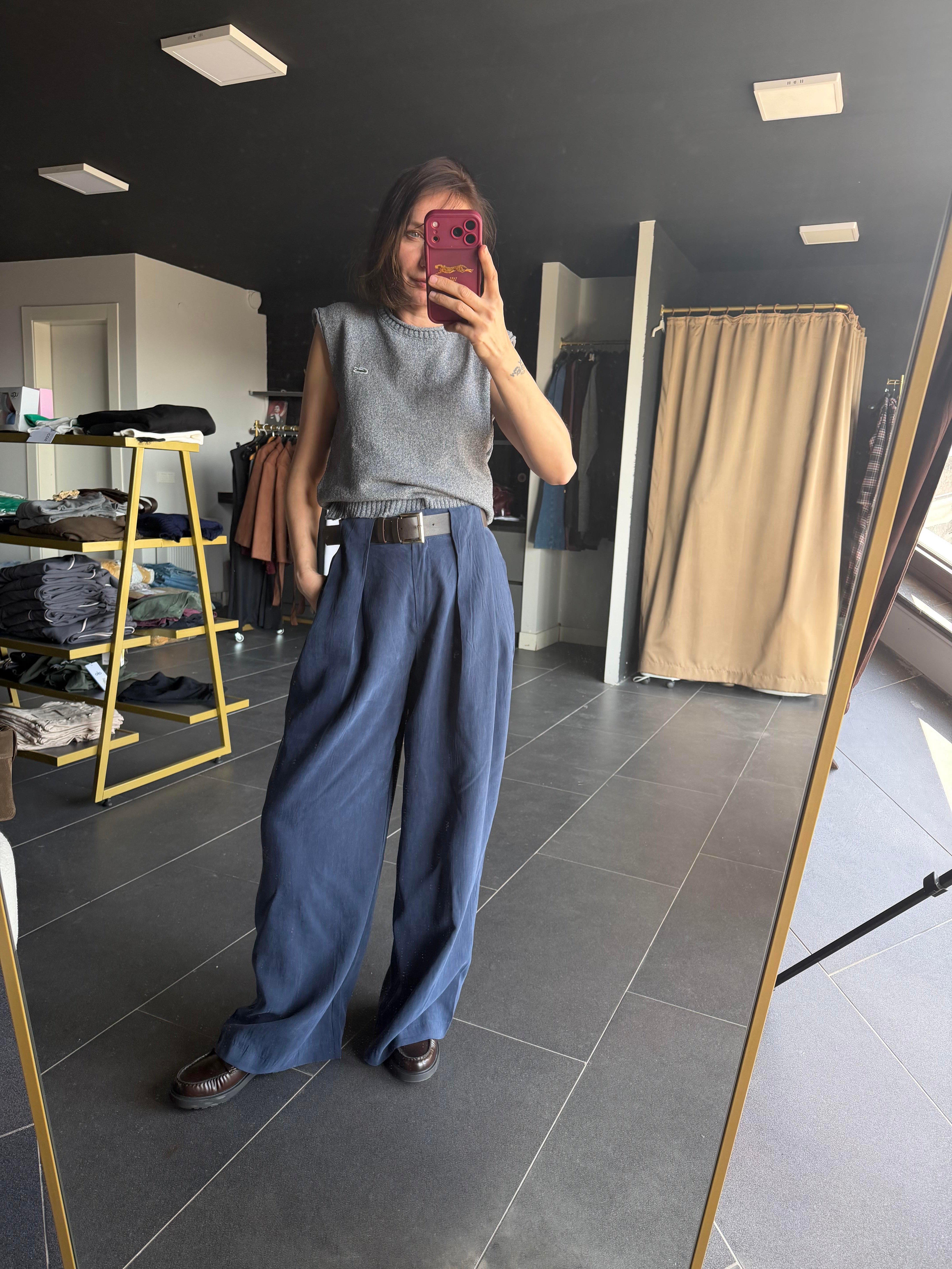 Lcs Gri Sıfır Kol Triko